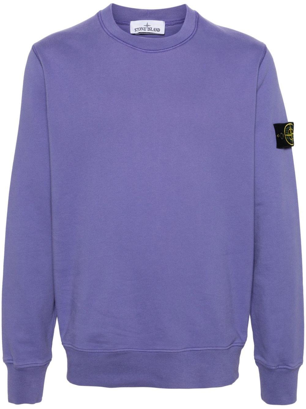 Blue stone island crew neck hot sale