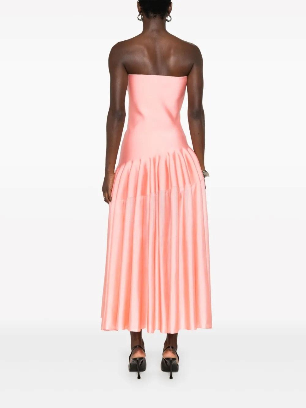 pink poplin dress Puff Sleeve Pink Poplin Mini Dress S