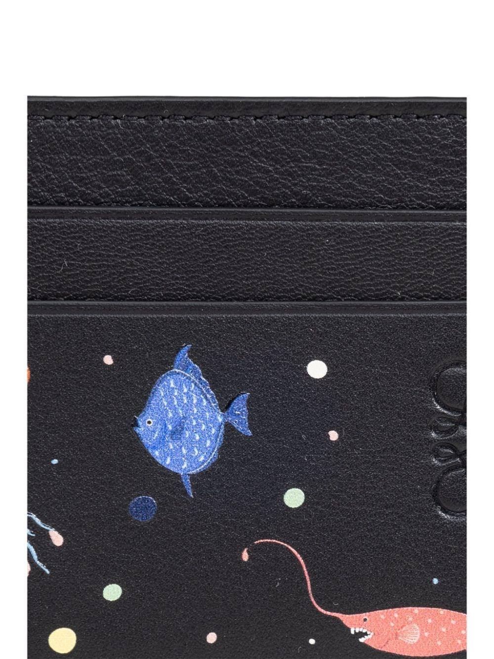 Loewe X Suna Fujita Deep Sea Card Holder in Blue for Men | Lyst
