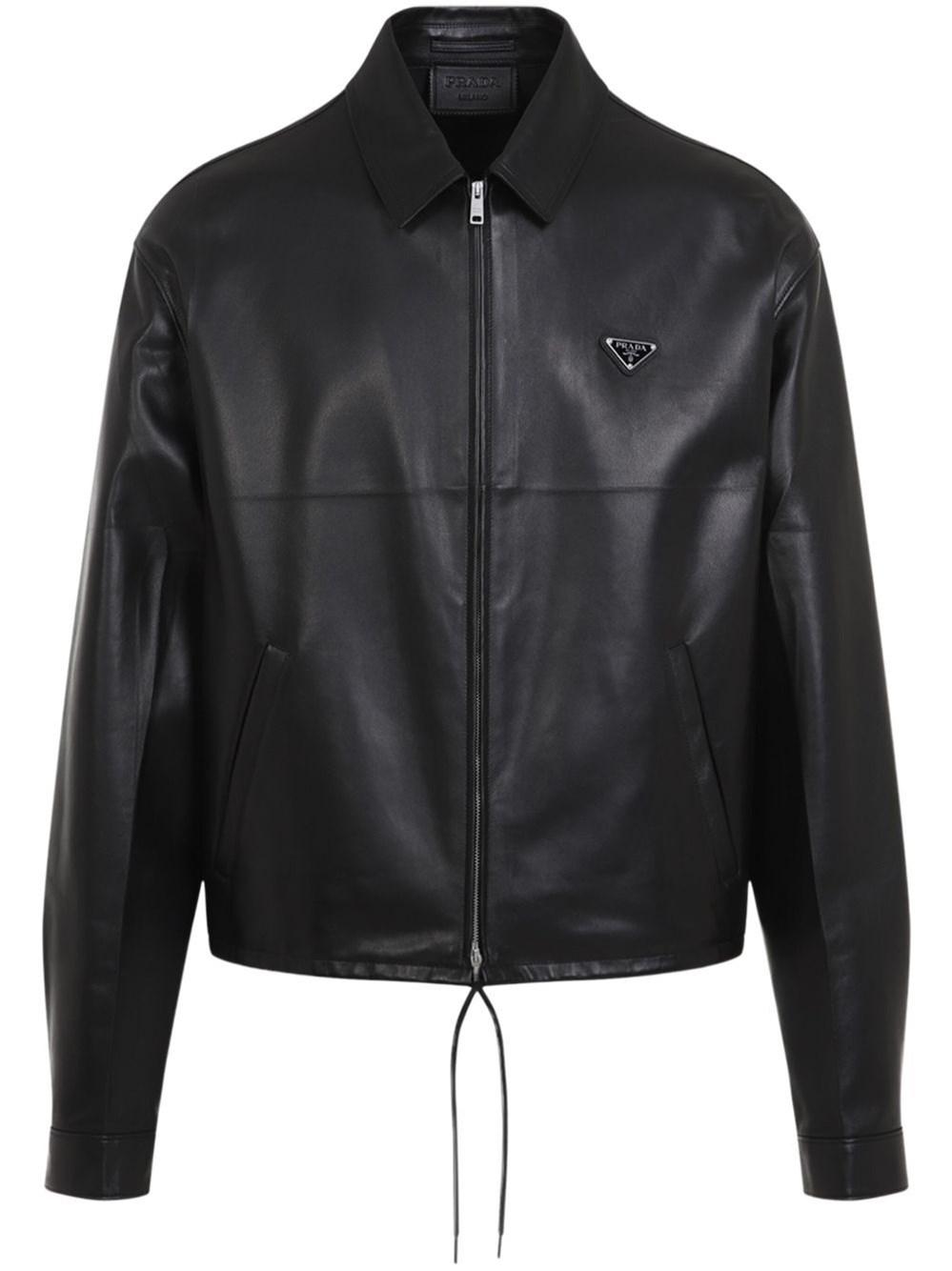 Men's Prada Leather jackets | Lyst Canada