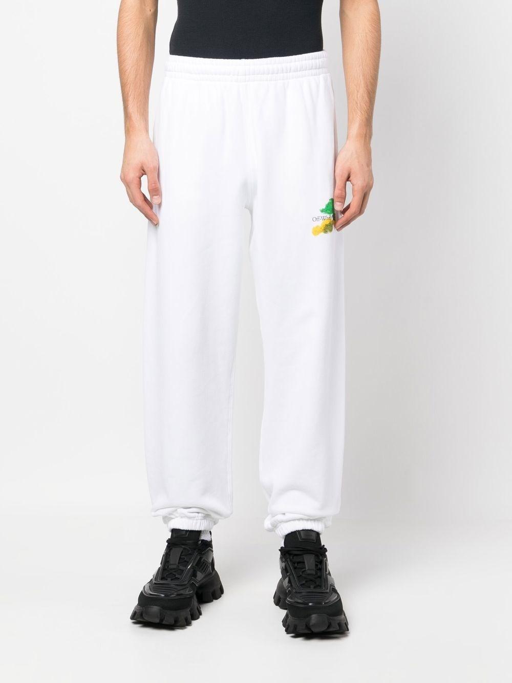 Off-White c/o Virgil Abloh Arrows Track Pants in White for Men | Lyst