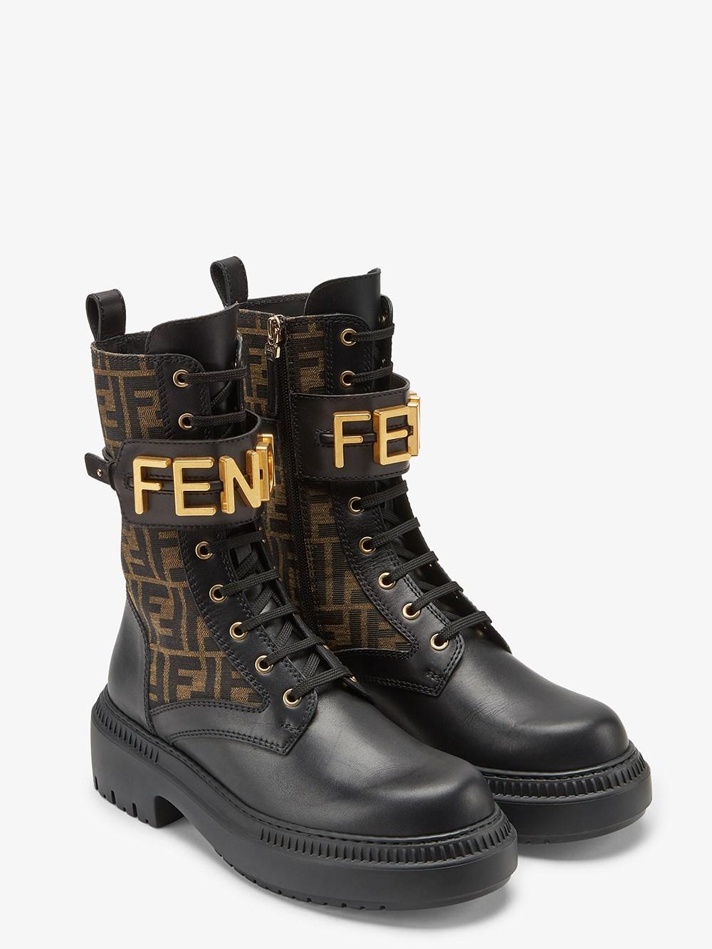 Fendi top motorcycle boots