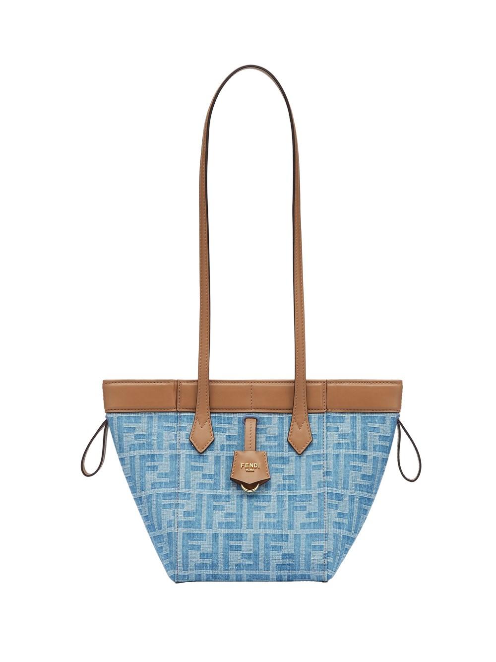 ショルダーバッグ・ポシェット FENDI 'Fendi Origami Mini' shoulder bag Light Blue Fendi Origami Mini Leather Blue | Fendi