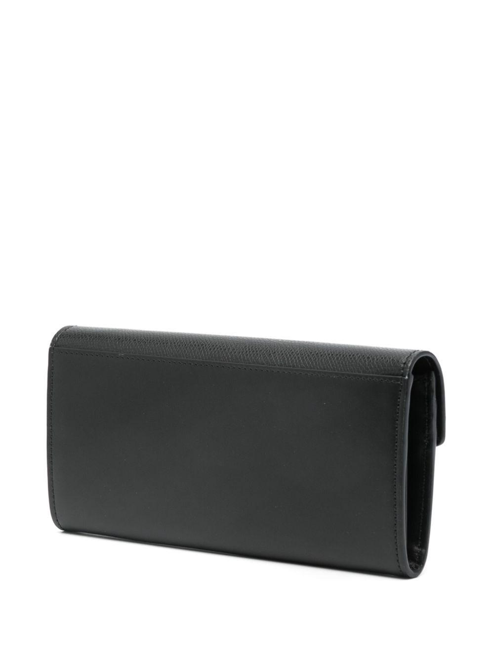 【関税&送料込】Fendi Black Leather Ff Diamonds Wallet FF Diamonds Wallet On Chain Leather Black | Fendi