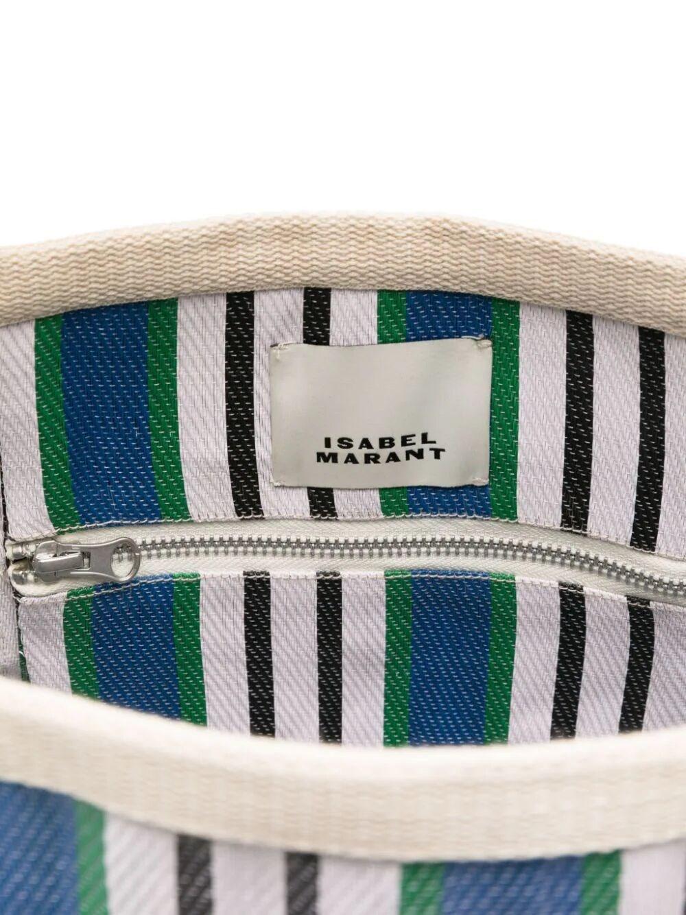 Isabel Marant Darwen Striped Tote Bag in Blue | Lyst