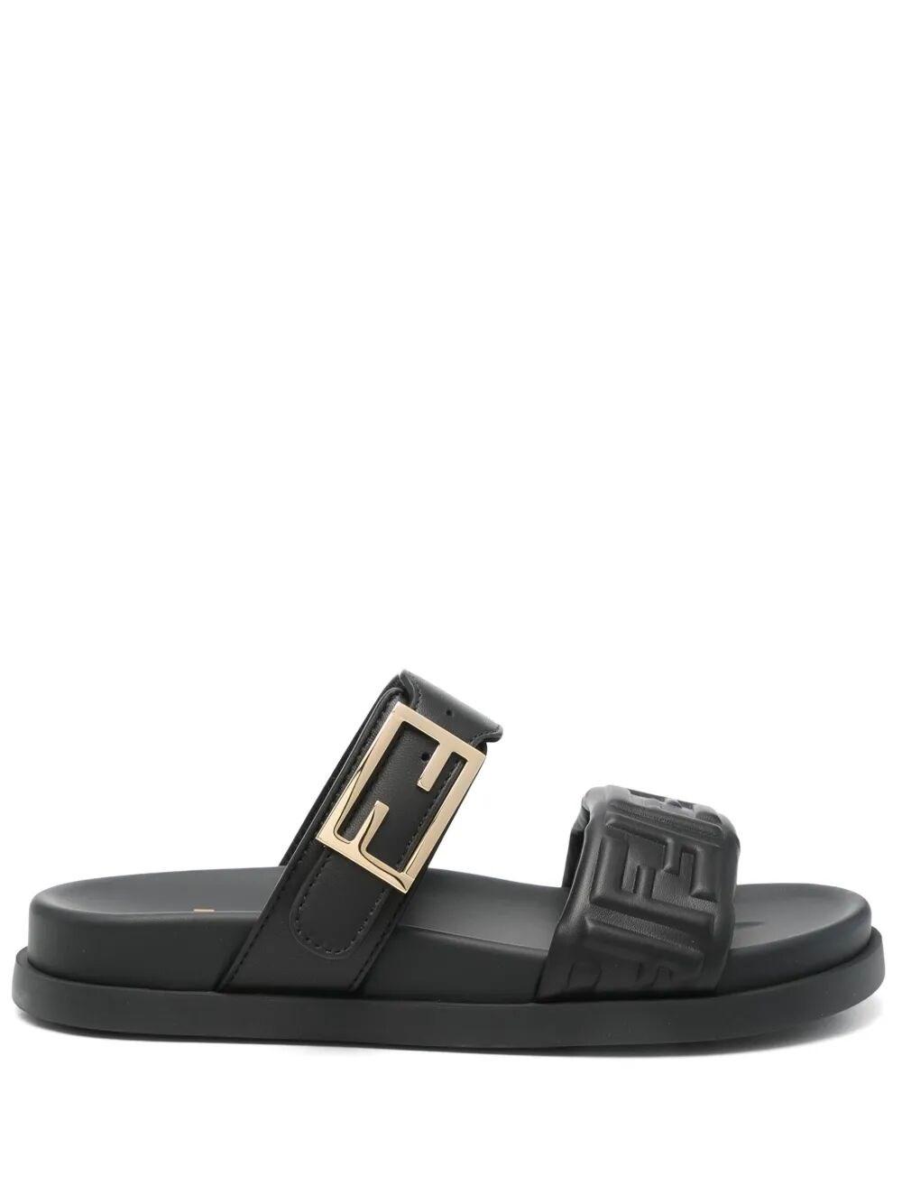 Fendi Sandals in Black | Lyst Canada