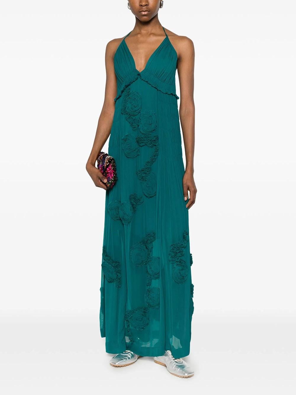 champagne long evening dress Formal Dresses Champagne Sparkly Trumpet/Mermaid Spaghetti Straps Lace main image 1