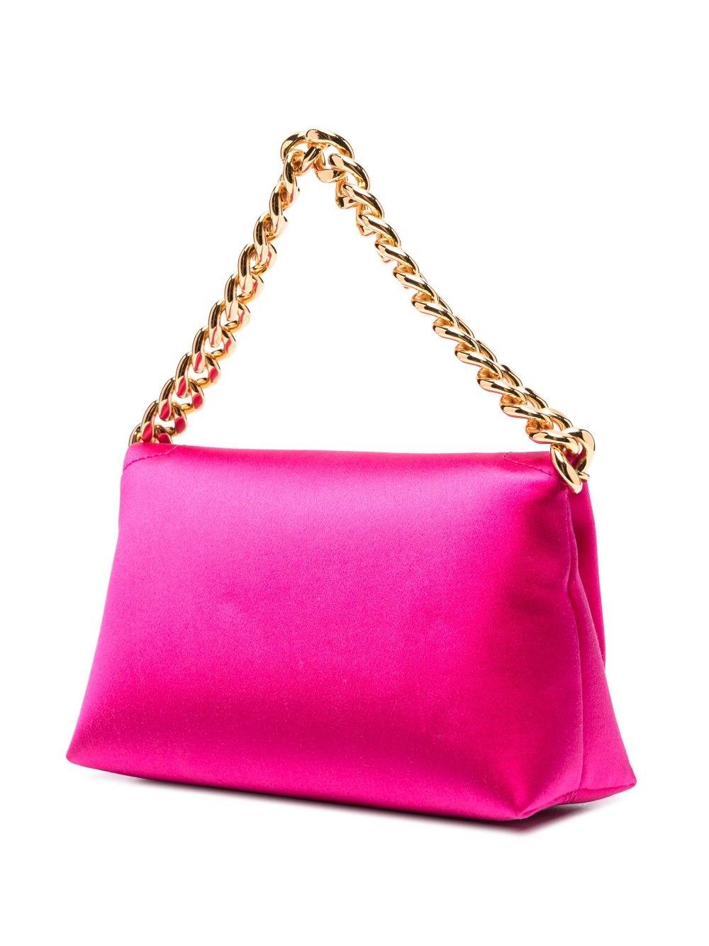 Tom Ford Mini Chain Satin Shoulder Bag in Pink | Lyst UK