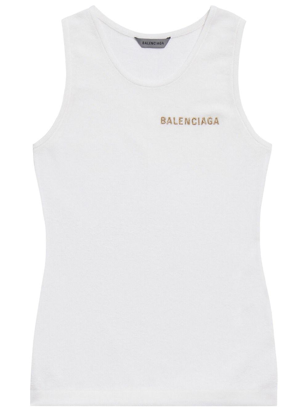 Balenciaga Sleeveless and tank tops for Women | Online Sale up to