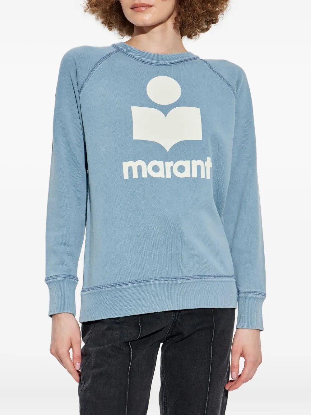 ★関税込★Isabel Marant★Meyoan Logo Sweatshirt Blue★ ISABEL MARANT Meyoan Sweatshirt | endource