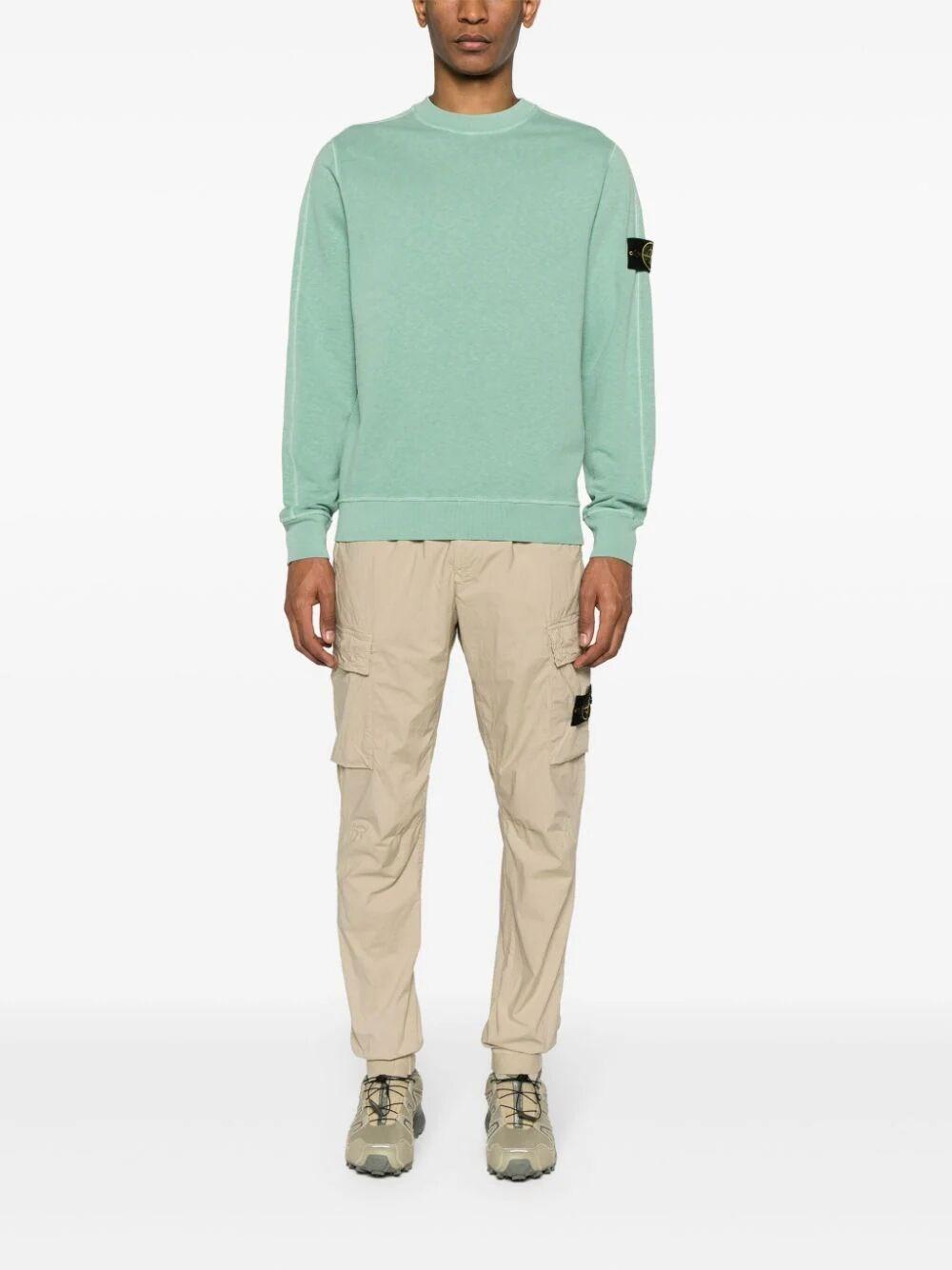 Stone island mint hot sale green sweatshirt