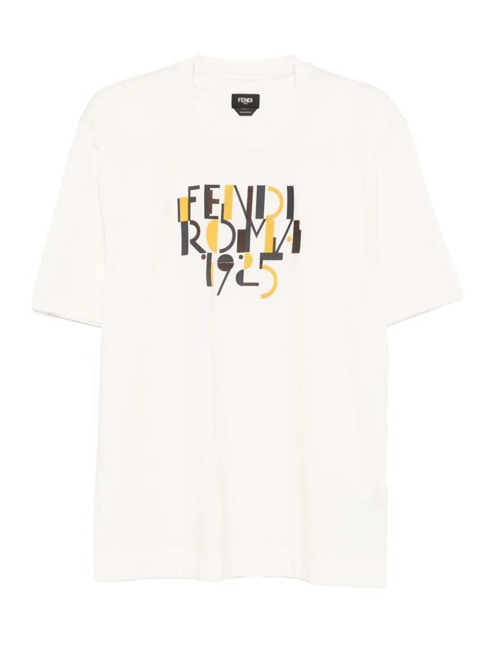 FENDI｜SHORT-SLEEVED ROUND NECK T-SHIRTS (FAF318 AK9D F1 FENDI｜SHORT-SLEEVED ROUND NECK T-SHIRTS (FAF318 AK9D F1