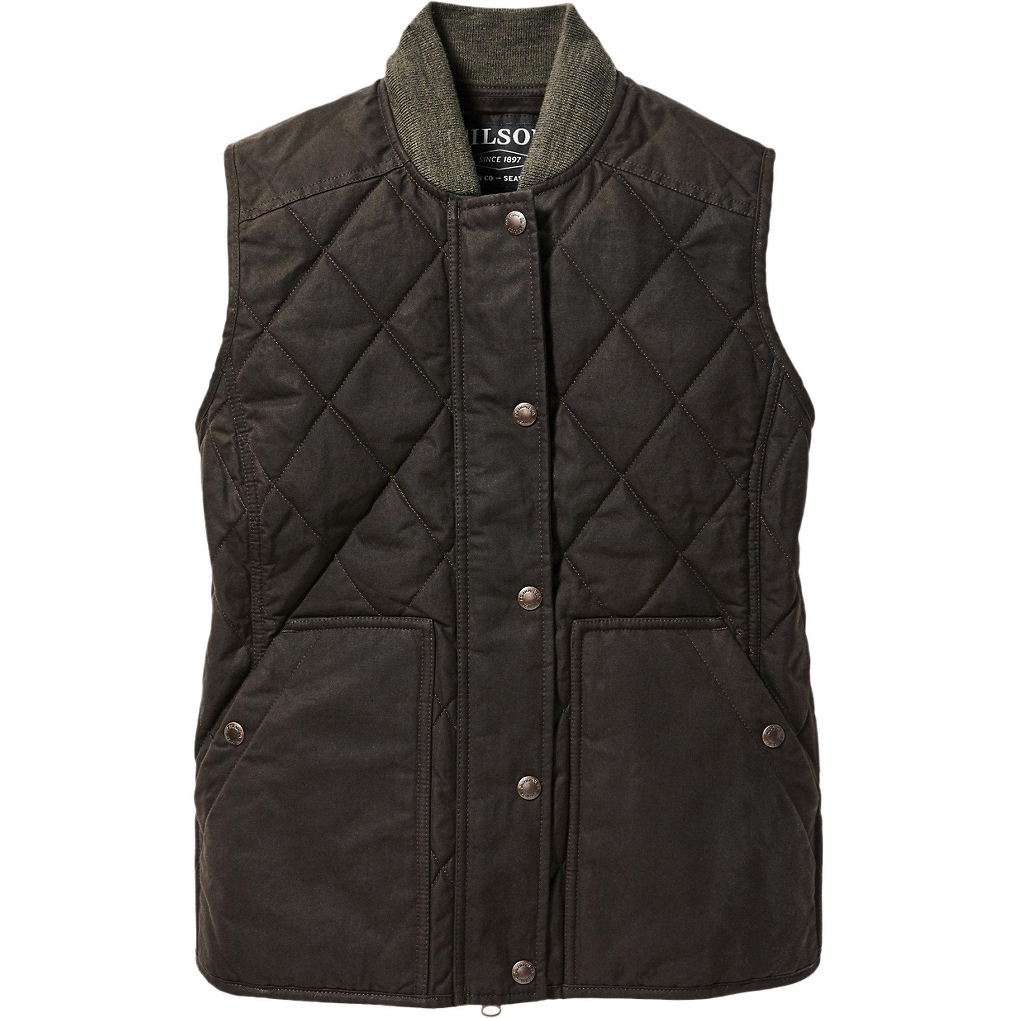 Filson Flannel Quilted Field Vest in Brown - Save 25% - Lyst