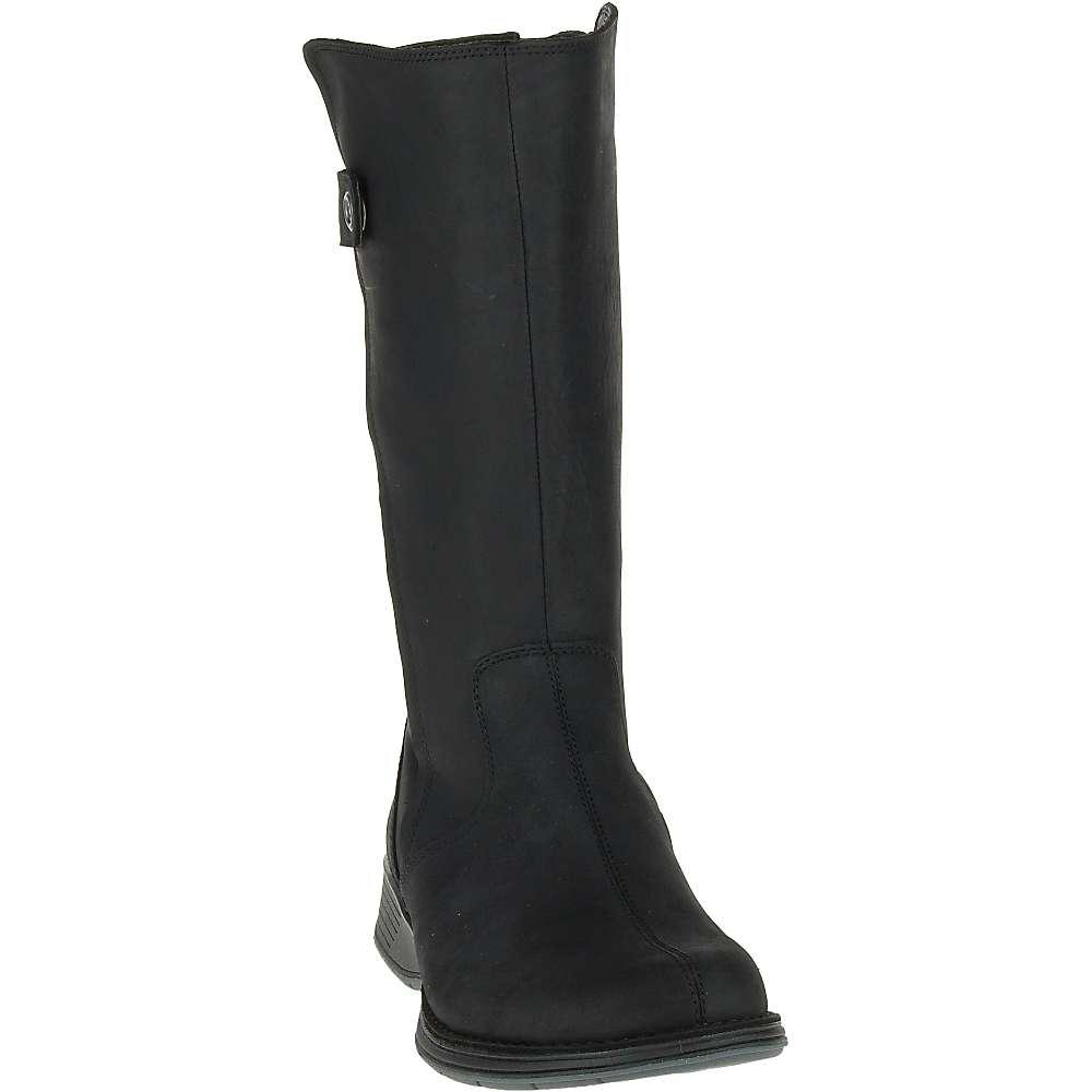 merrell travvy tall boots black
