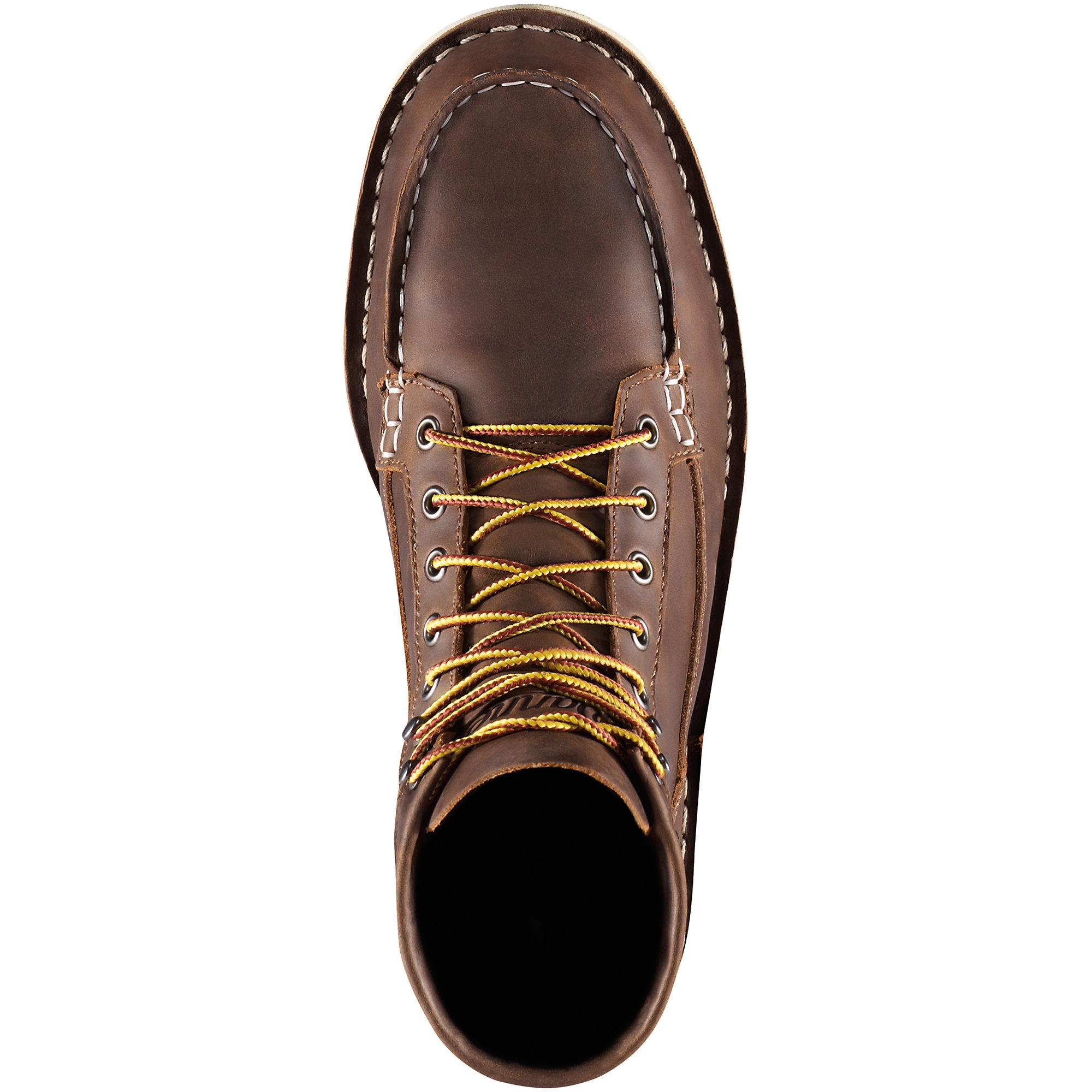Danner Leather Men's Bull Run Moc Toe 6-inch Work Boots in Brown for ...
