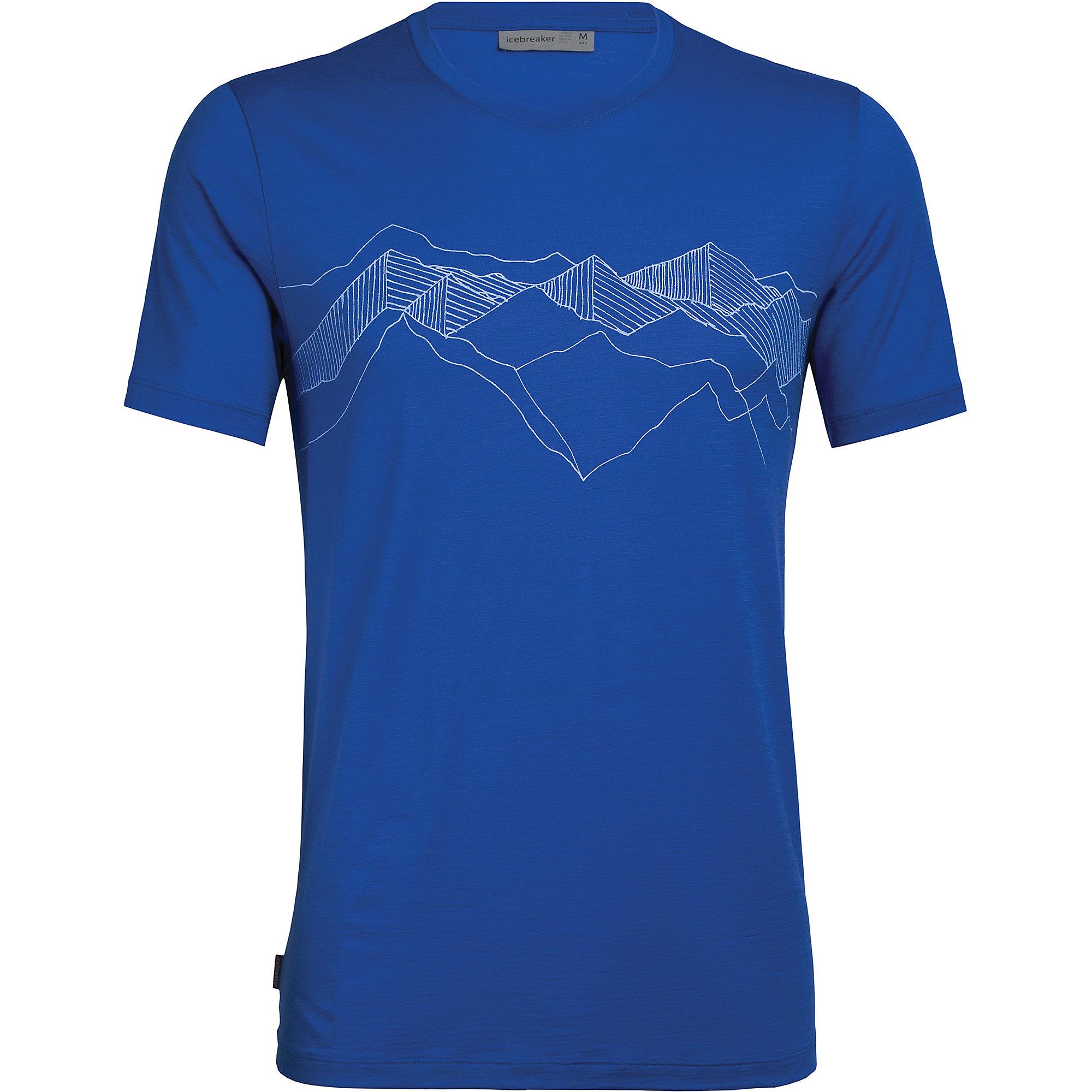 Icebreaker Synthetic Tech Lite Ss Crewe in Blue for Men Lyst