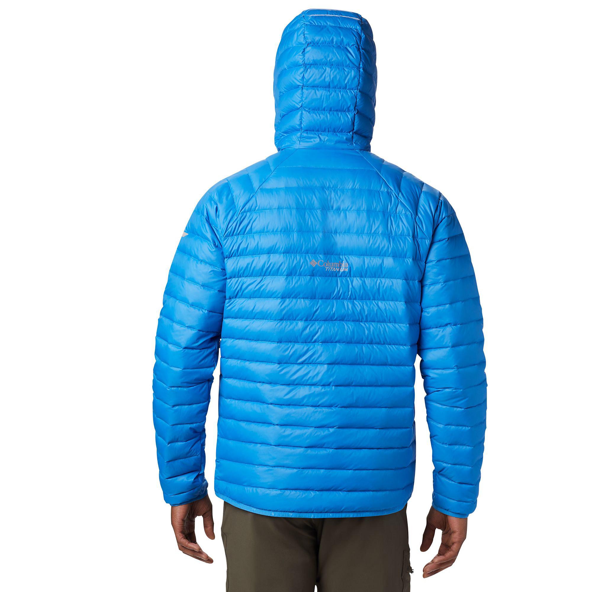alpha trail down hooded jacket