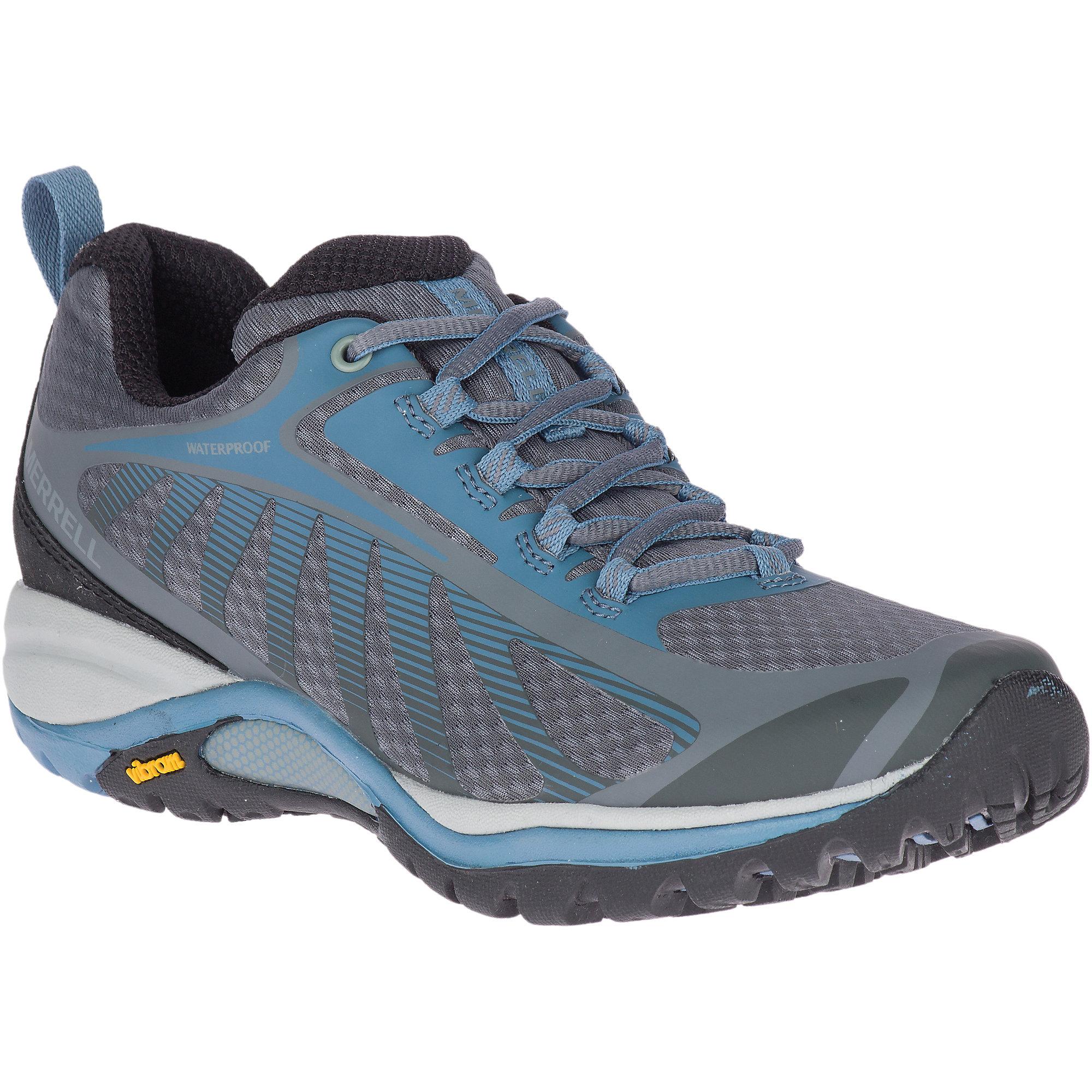 Merrell Lace Siren Edge 3 Waterproof Shoe in Blue - Lyst