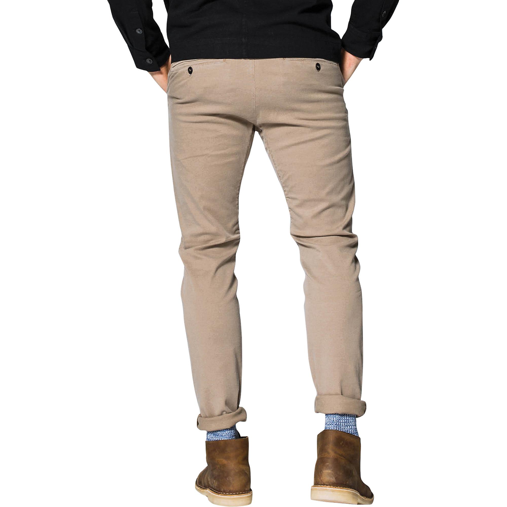 duer live free slim khaki chinos