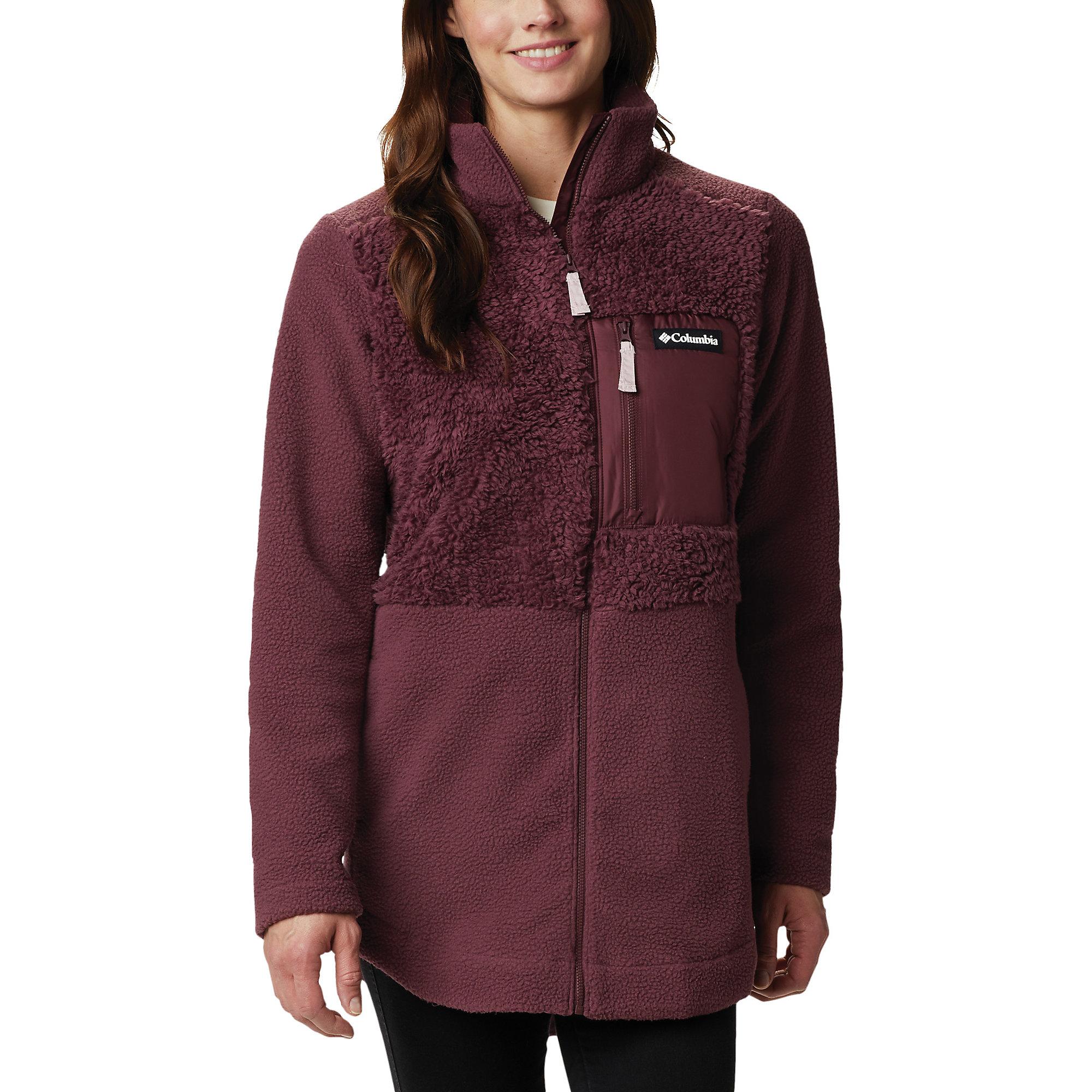 columbia lodge sherpa full zip fleece