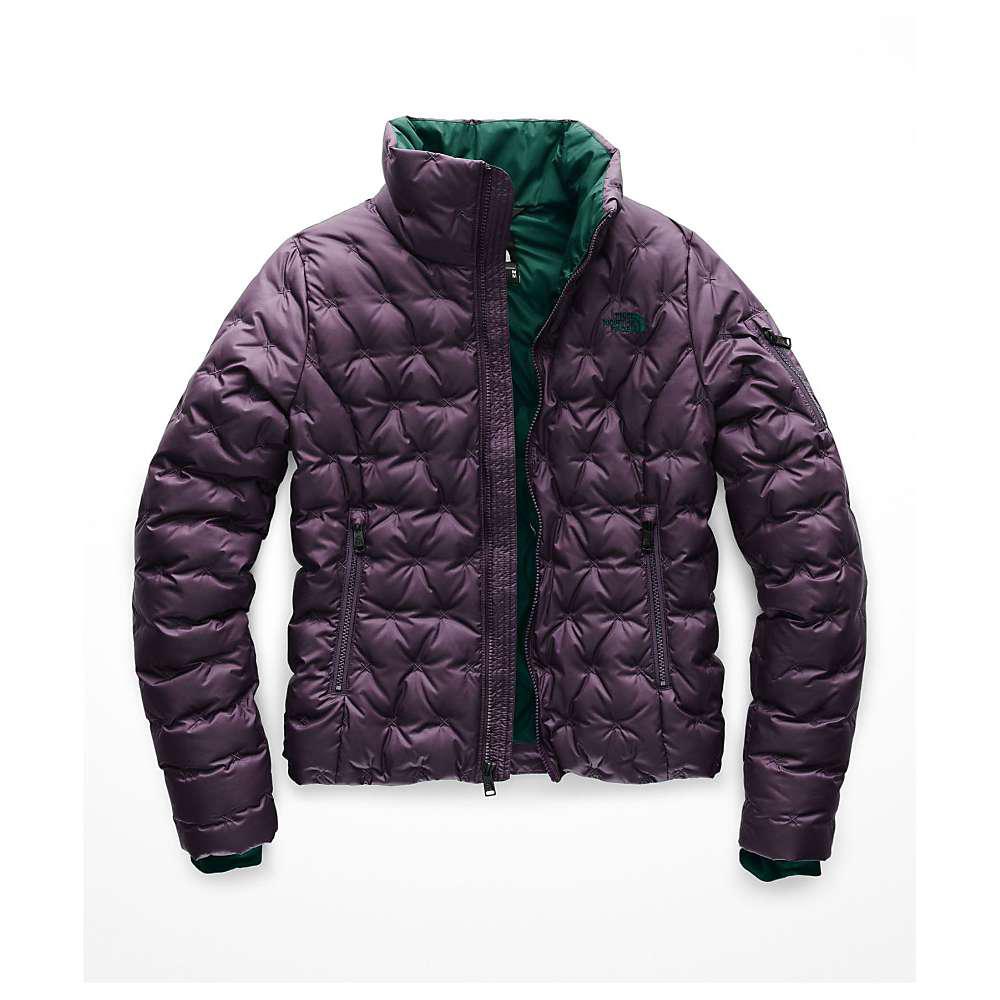 The North Face Synthetic Holladown Crop Jacket In Purple Lyst