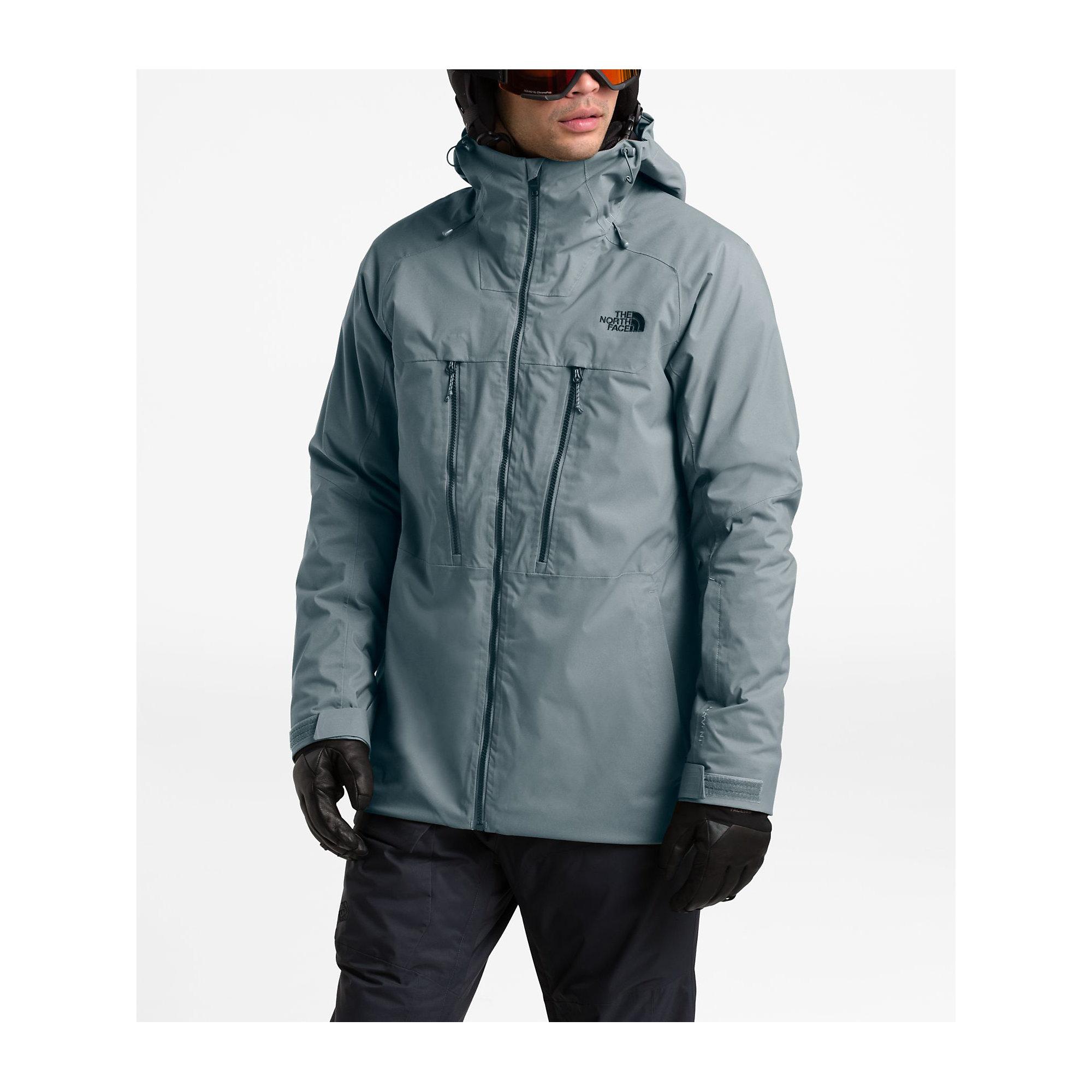 The North Face Synthetic Thermoball Eco Snow Triclimate Jacket in Mid ...