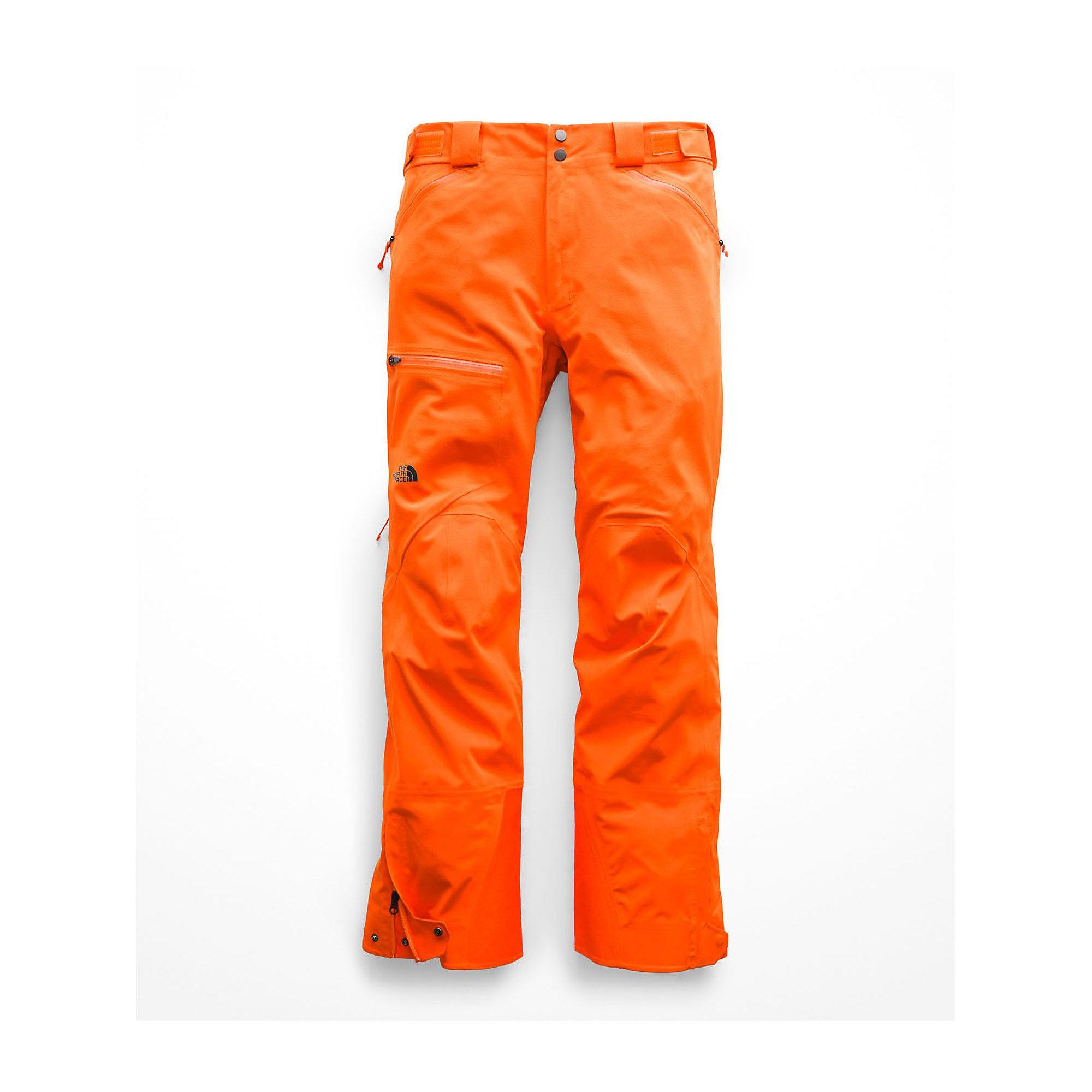 orange north face pants