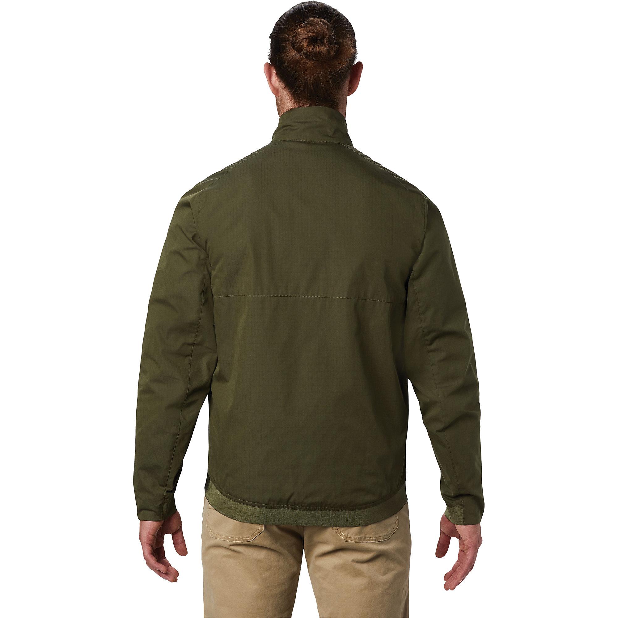 Mountain Hardwear Lightweight Cotton Lined Jacket in Dark Army (Green