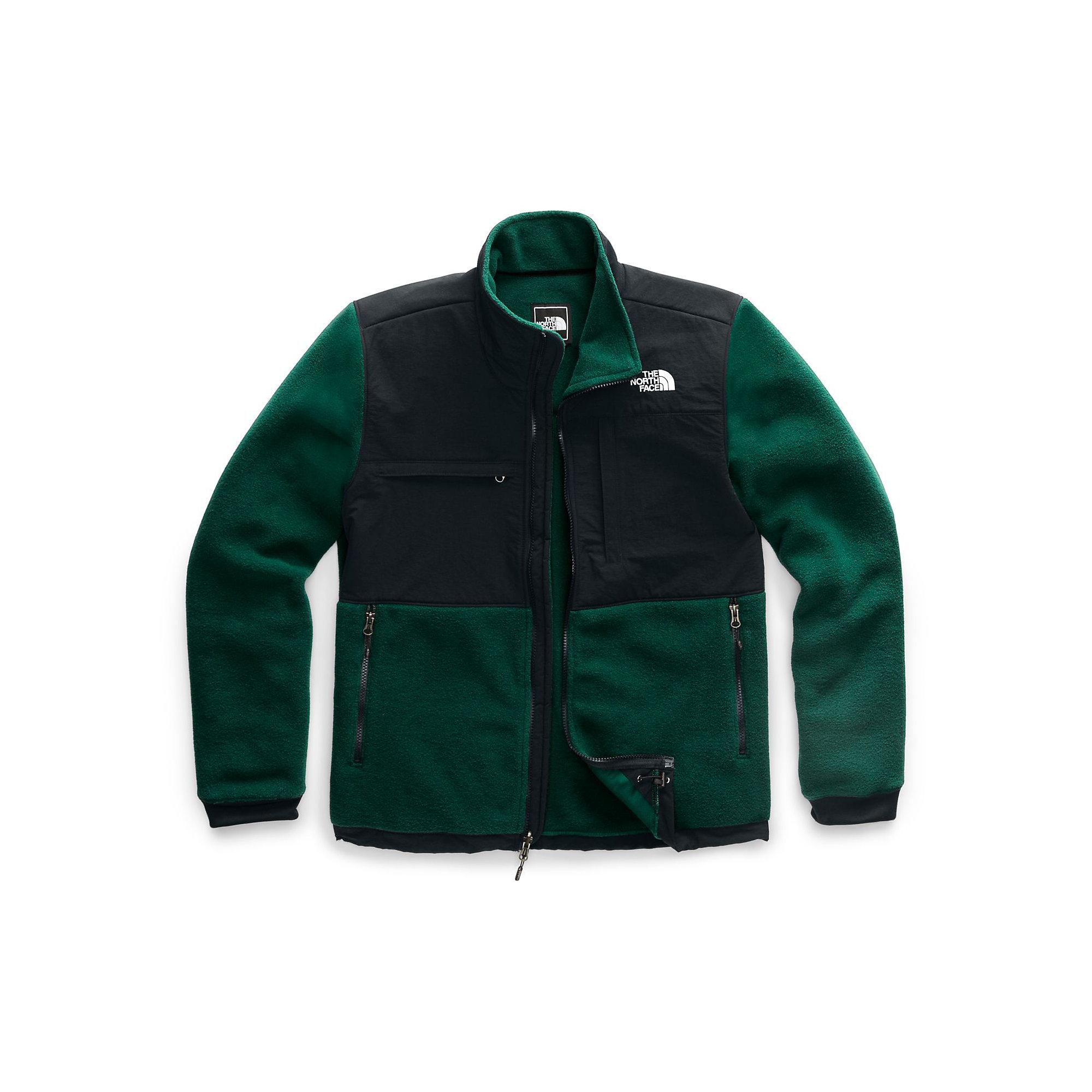 the north face denali fleece green