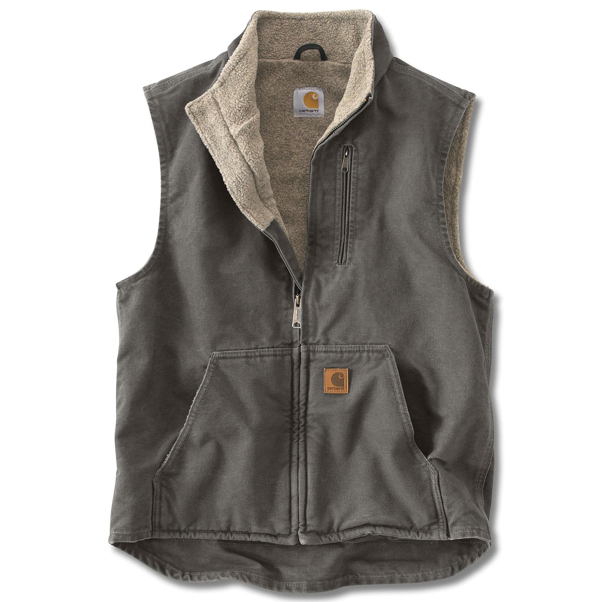 Download Carhartt Cotton Mock Neck Vest for Men - Lyst