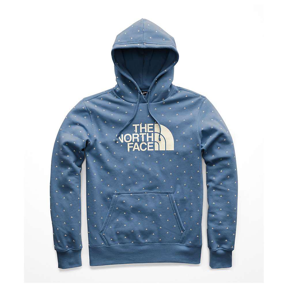 north face all over print hoodie