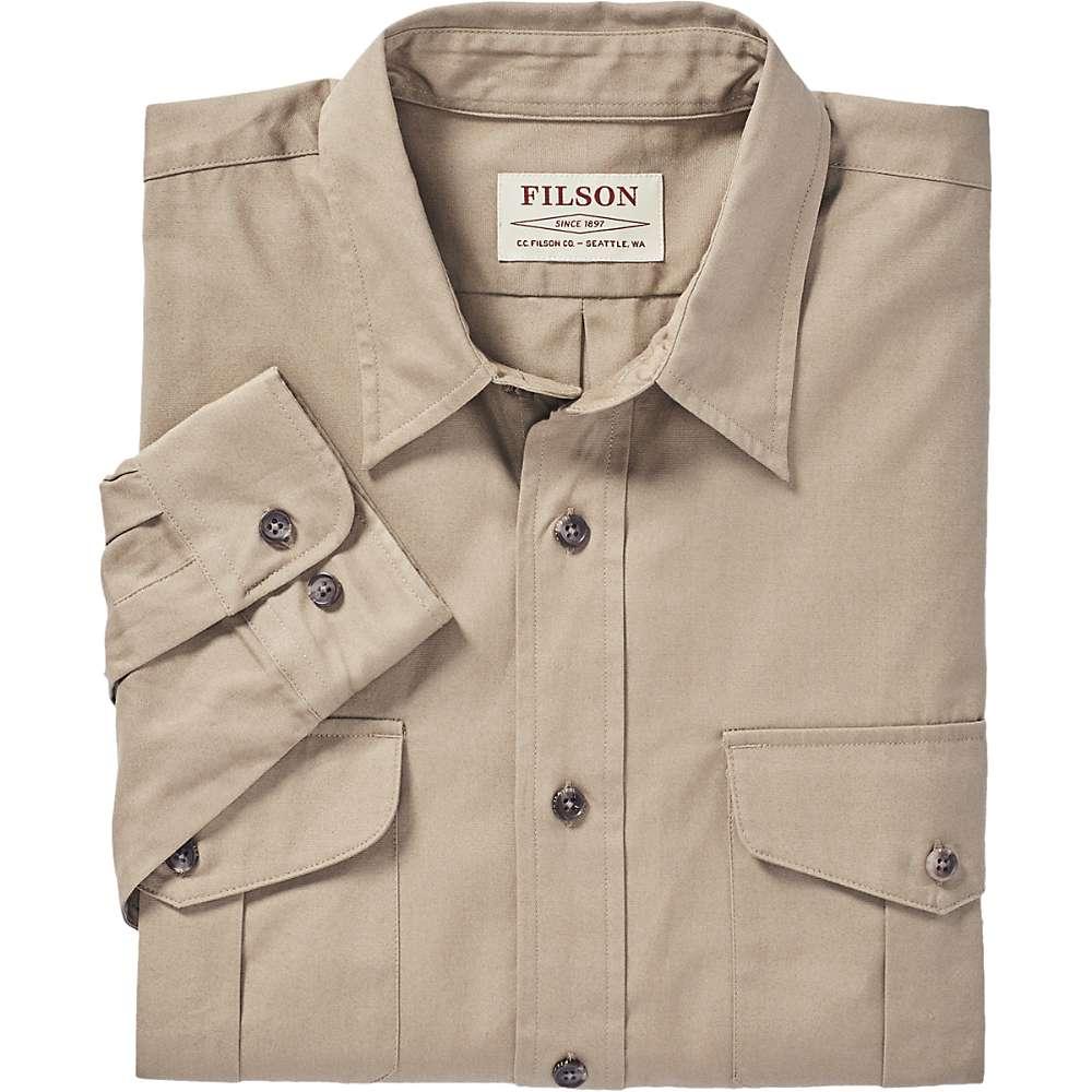 Filson Cotton Safari Cloth Shirt Khaki in Beige (Natural) for Men Lyst