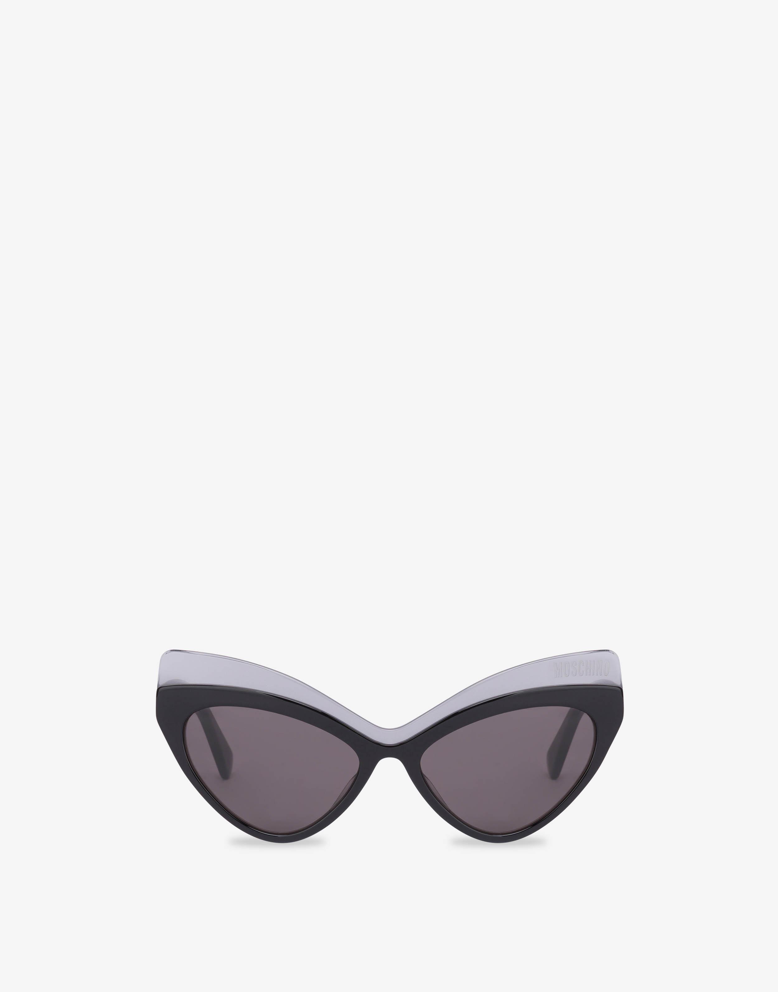 Sunglasses with triangular lenses
