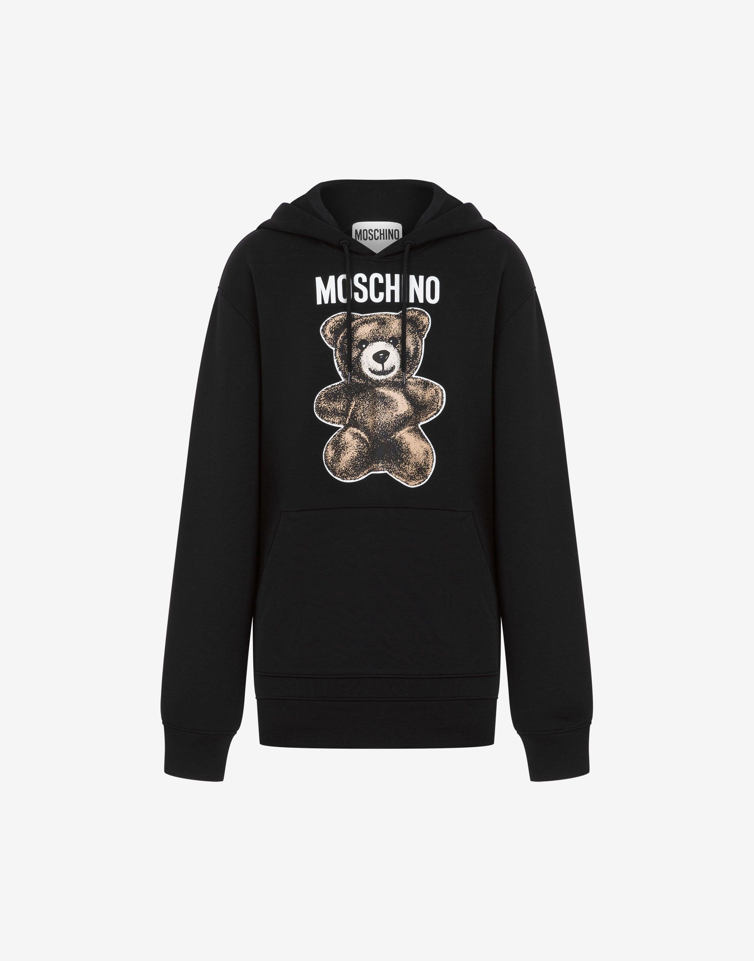 パーカー・フーディ Moschino \"GUILT WITHOUT GUILT\" SWEATSHIRT (17887228_6555) Moschino Sweatshirt Hoodie Cotton Woman Pink V17055527 1147