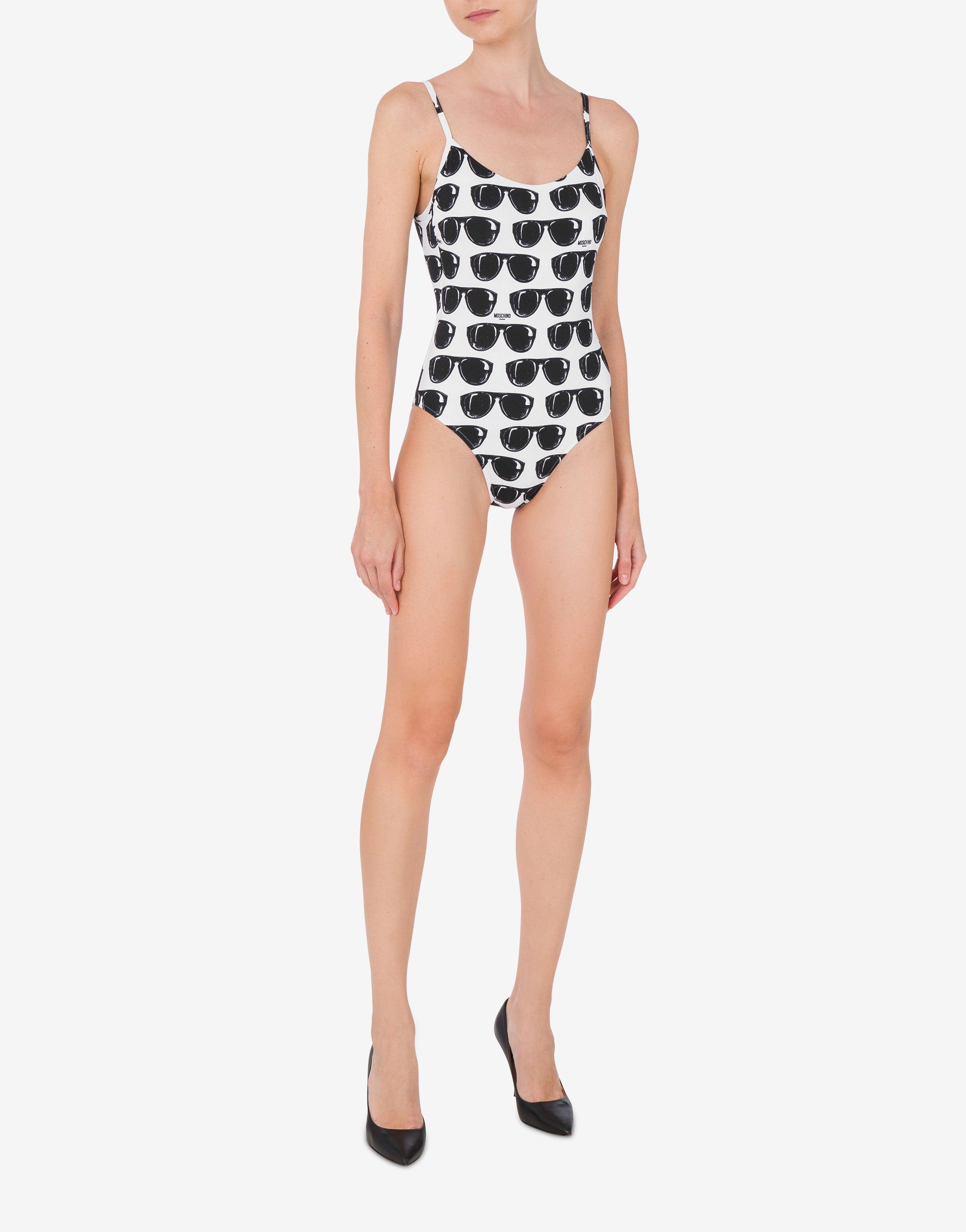 ワンピース水着 MOSCHINO COUTURE Woman Swimsuit White 42035577 1001 One-piece swimsuit Moschino White size 34 FR in Cotton