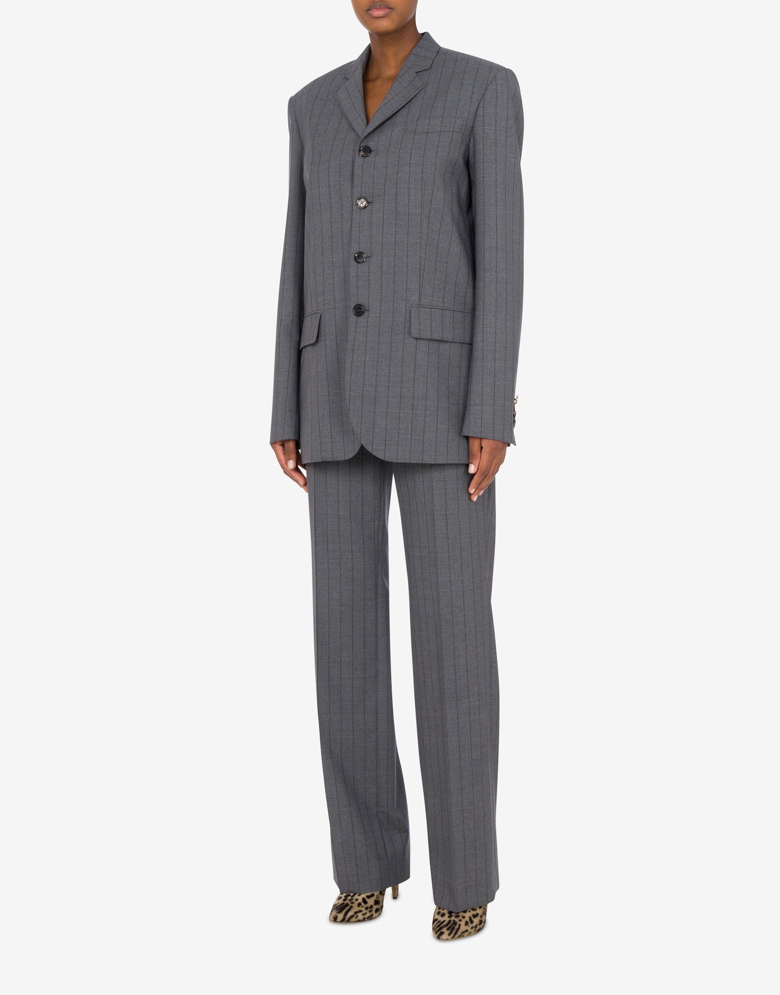 ジャケット Moschino Single-breasted martingale blazer (A05125424 3555) Moschino Blazers, sport coats and suit jackets for Women