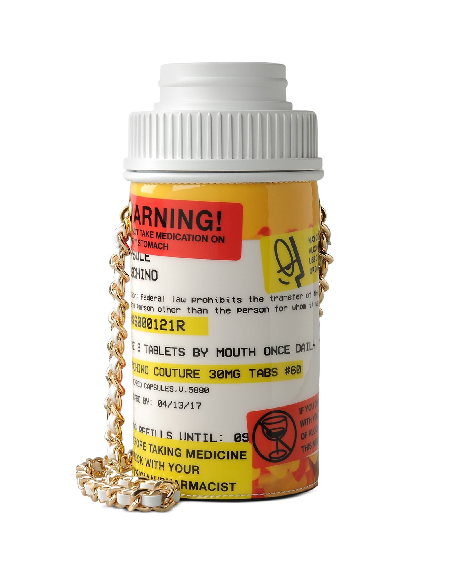 Moschino Pill Bottle Shaped Shoulder Bag in Black | Lyst