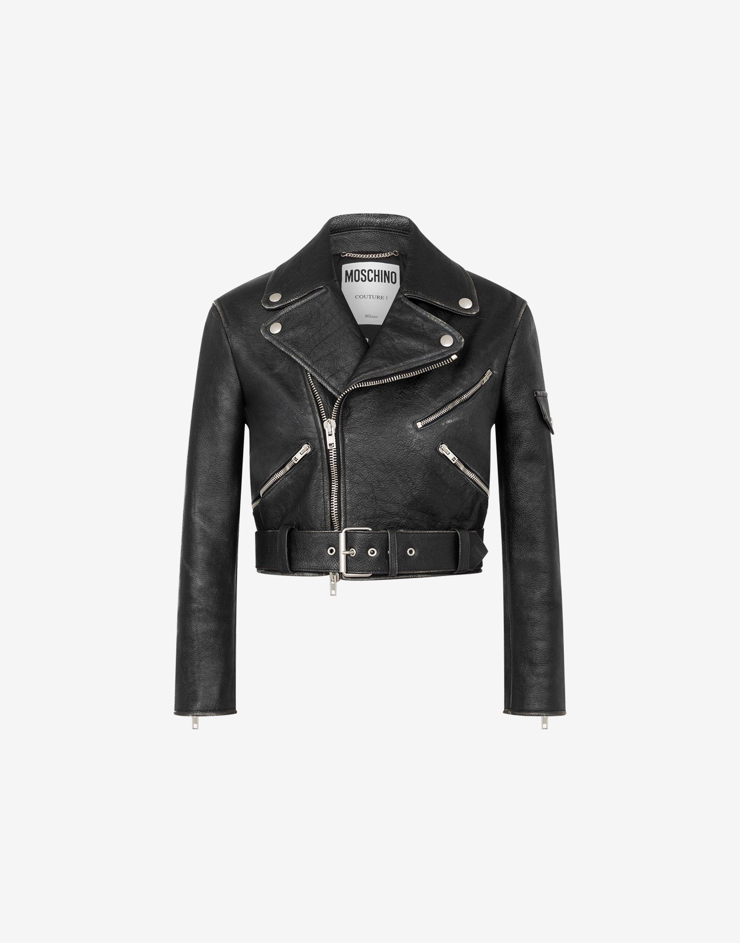 MOSCHINO レザージャケット Moschino Leather jackets for Women | Online Sale up to 83