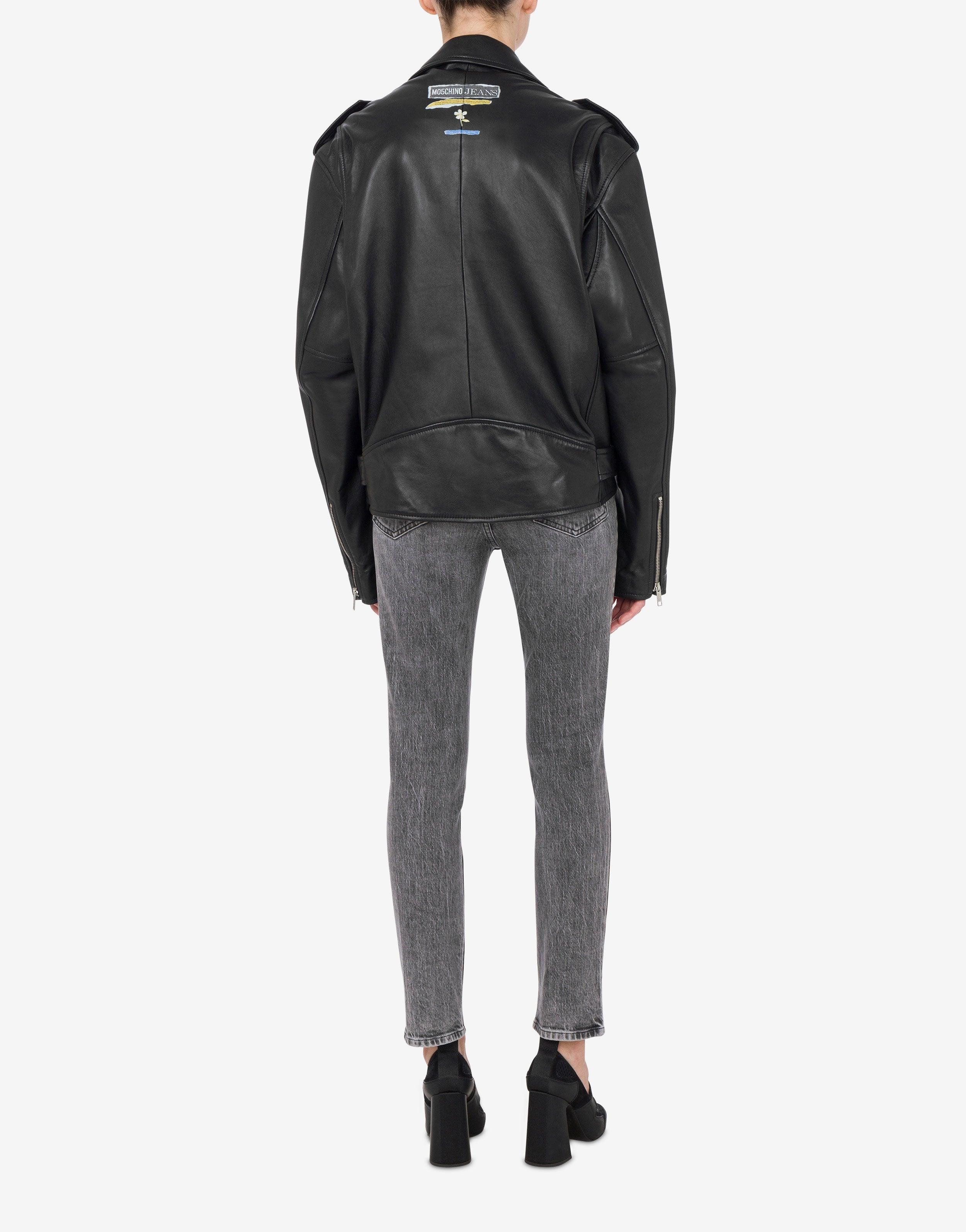Moschino Leather jackets for Women | Online Sale up to 83