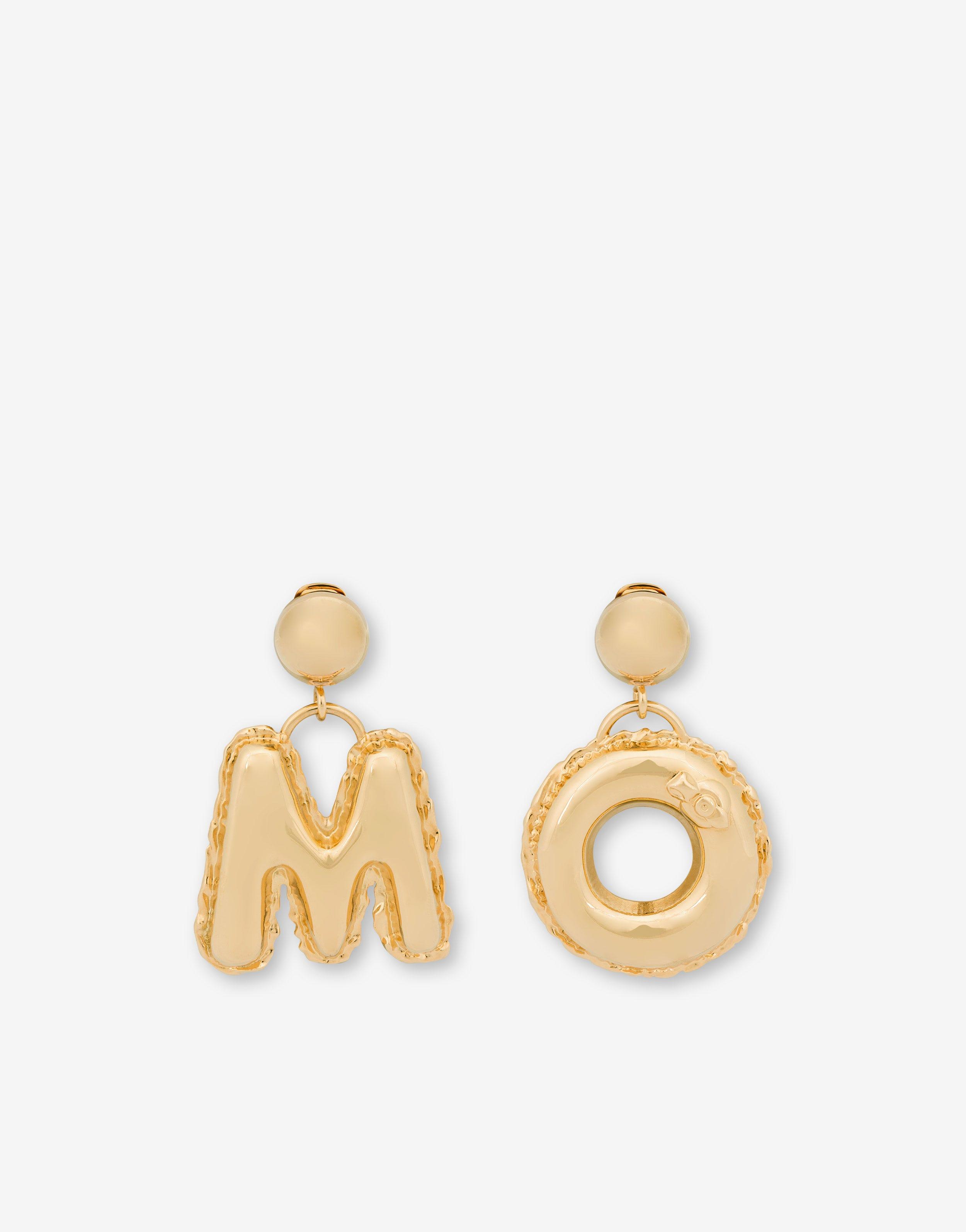 Moschino letter discount earrings