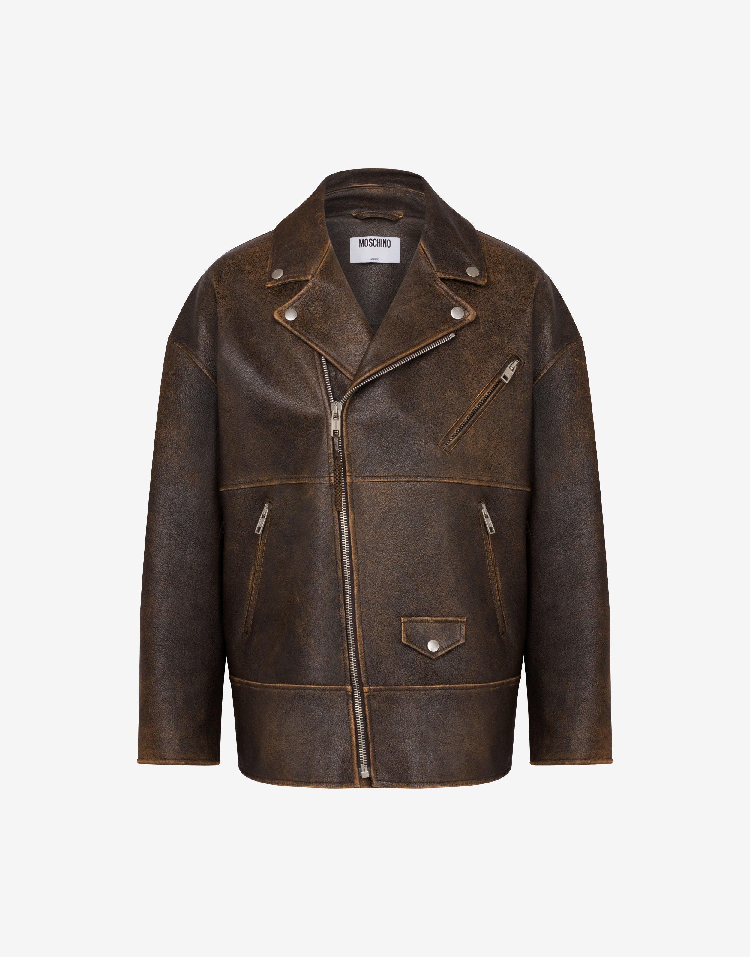 Moschino Leather jackets for Men | Online Sale up to 32% off