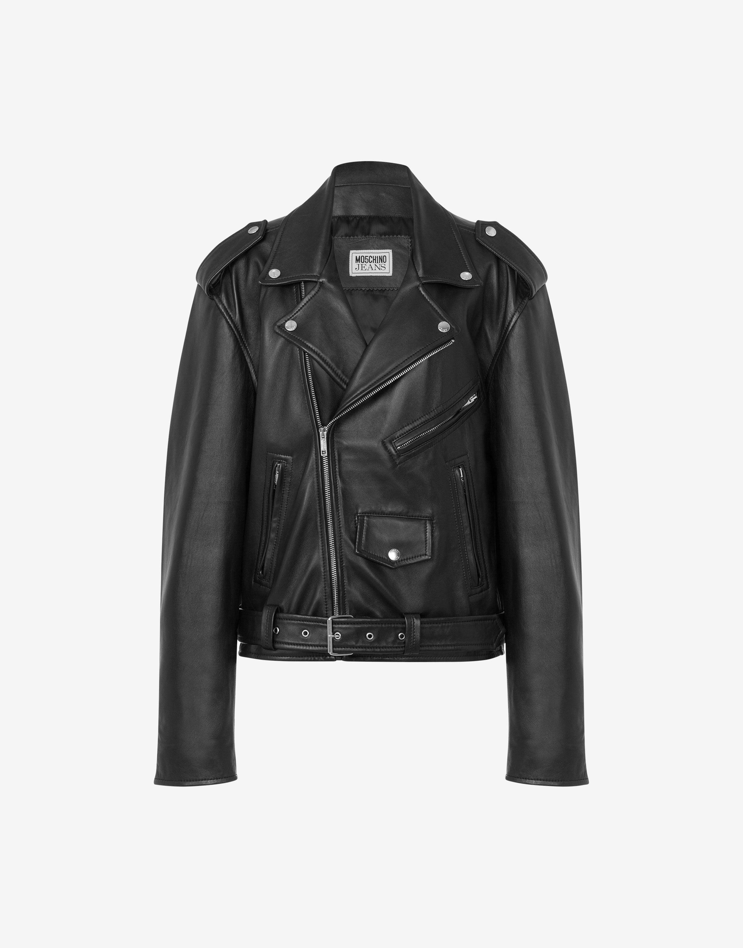 Moschino Leather jackets for Women | Online Sale up to 83