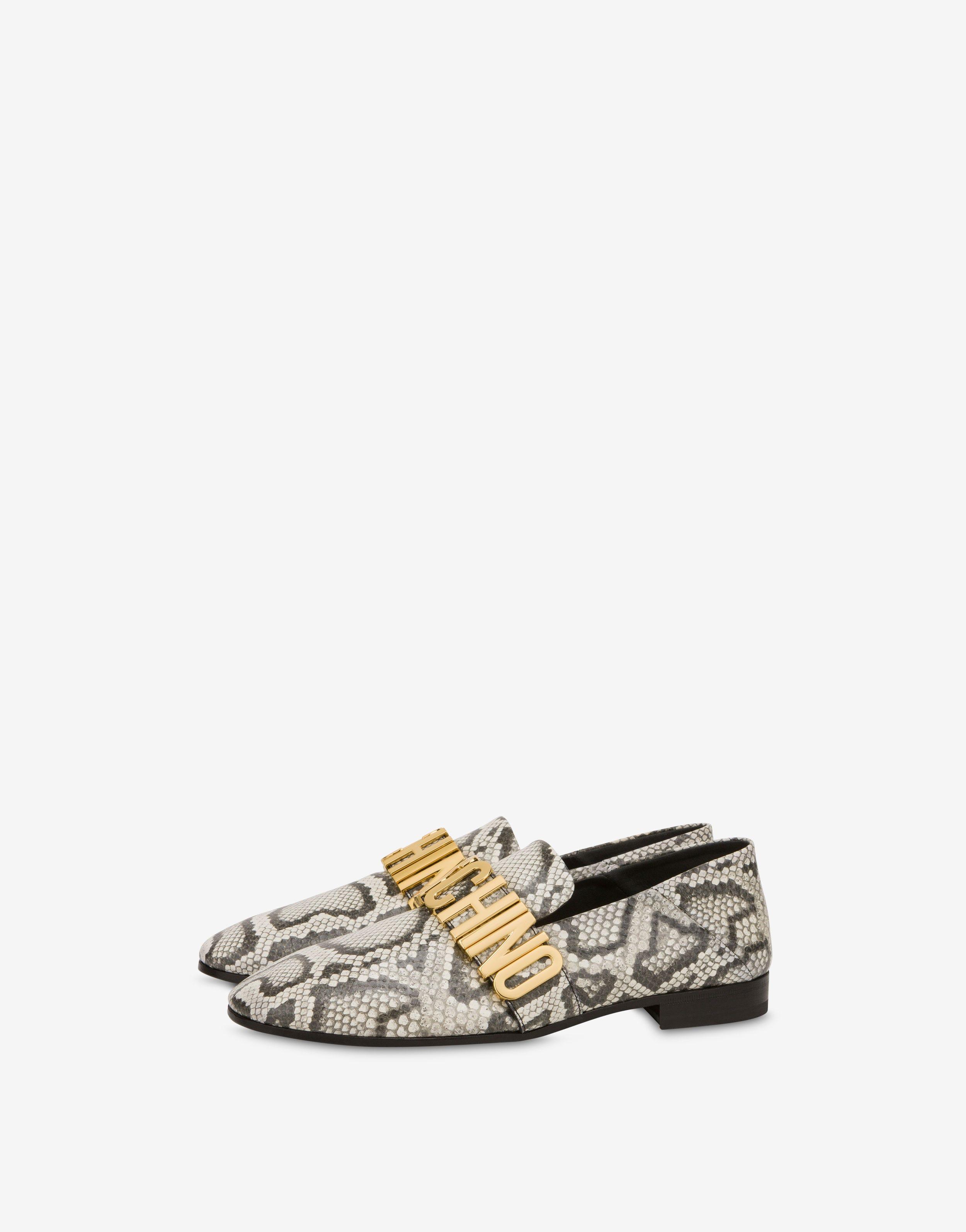 Moschino all-over logo-print Loafers - Farfetch