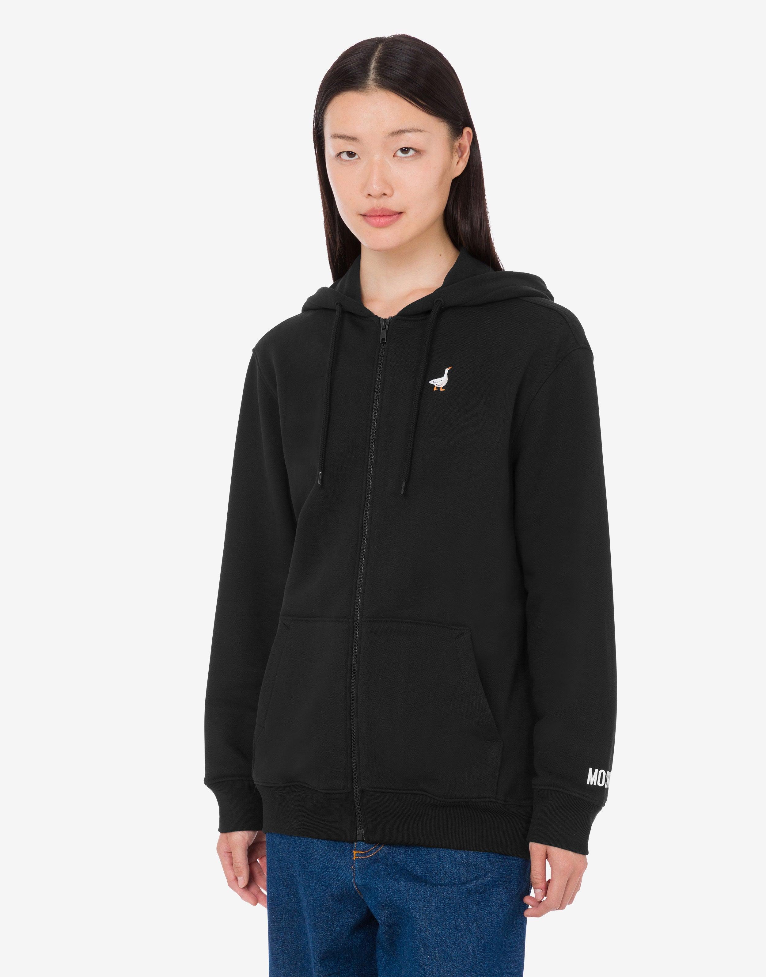 パーカー・フーディ Moschino Black Cotton Sweatshirt Moschino Sweatshirt Hoodie Black | Mainline Menswear United