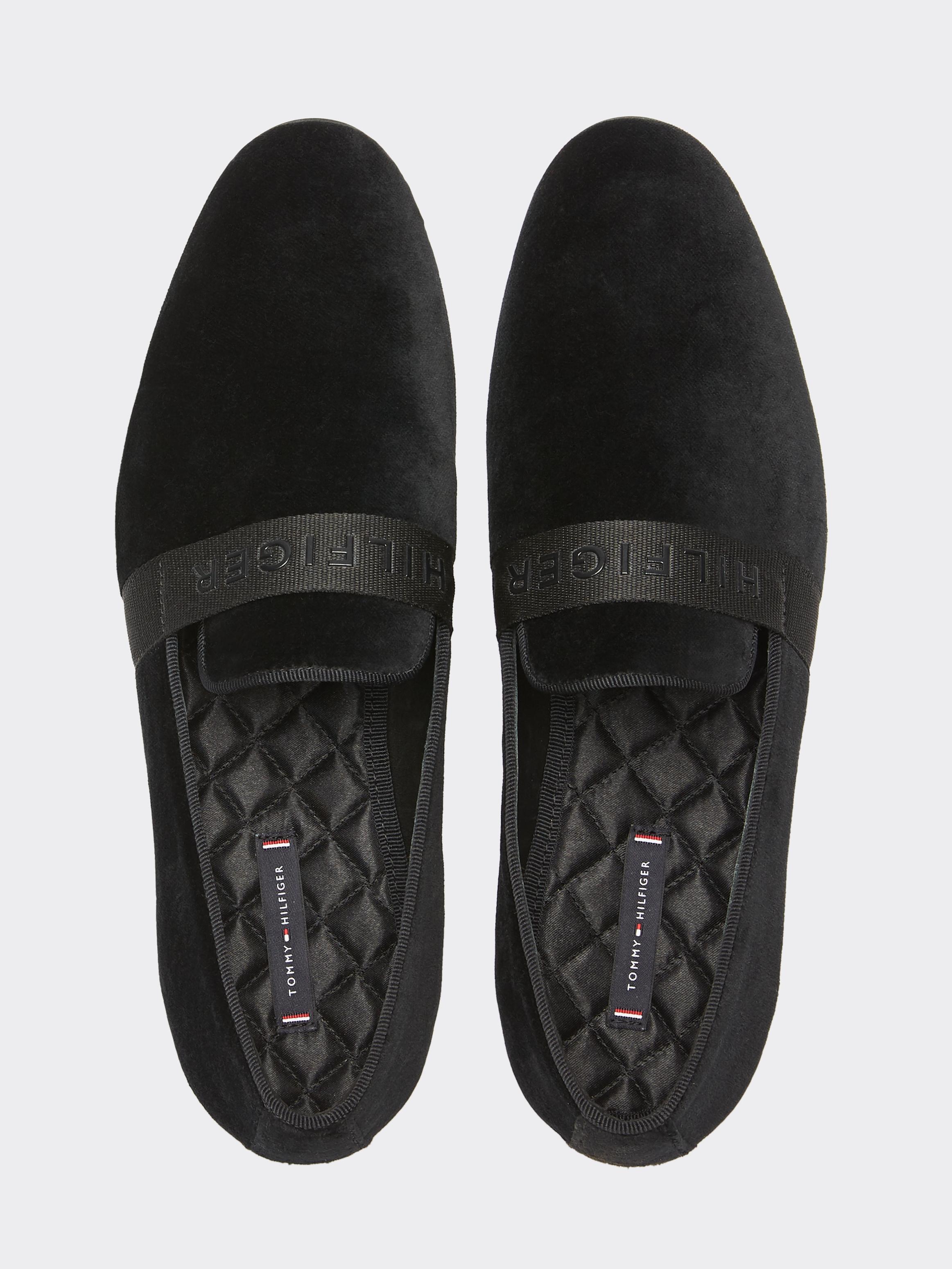 tommy hilfiger black loafers