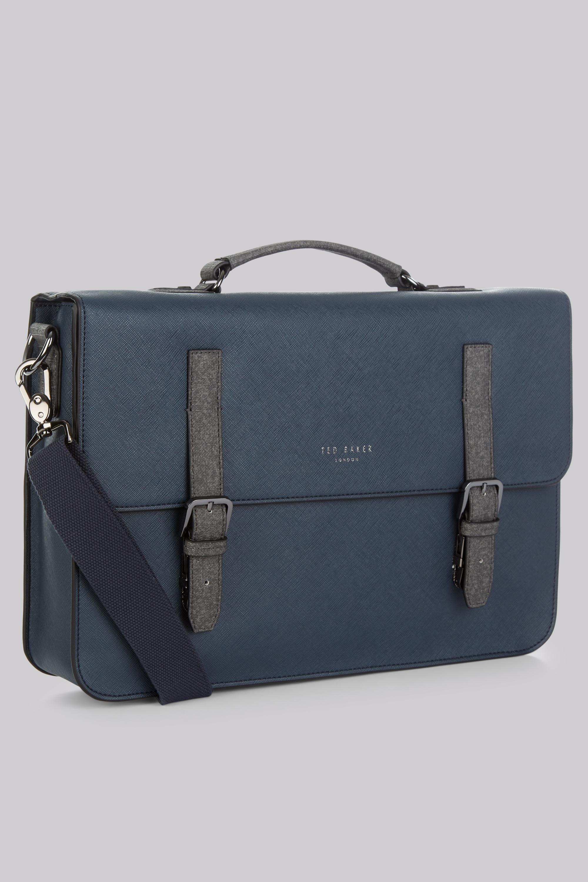 Ted Baker Navy Satchel in Blue for Men - Lyst