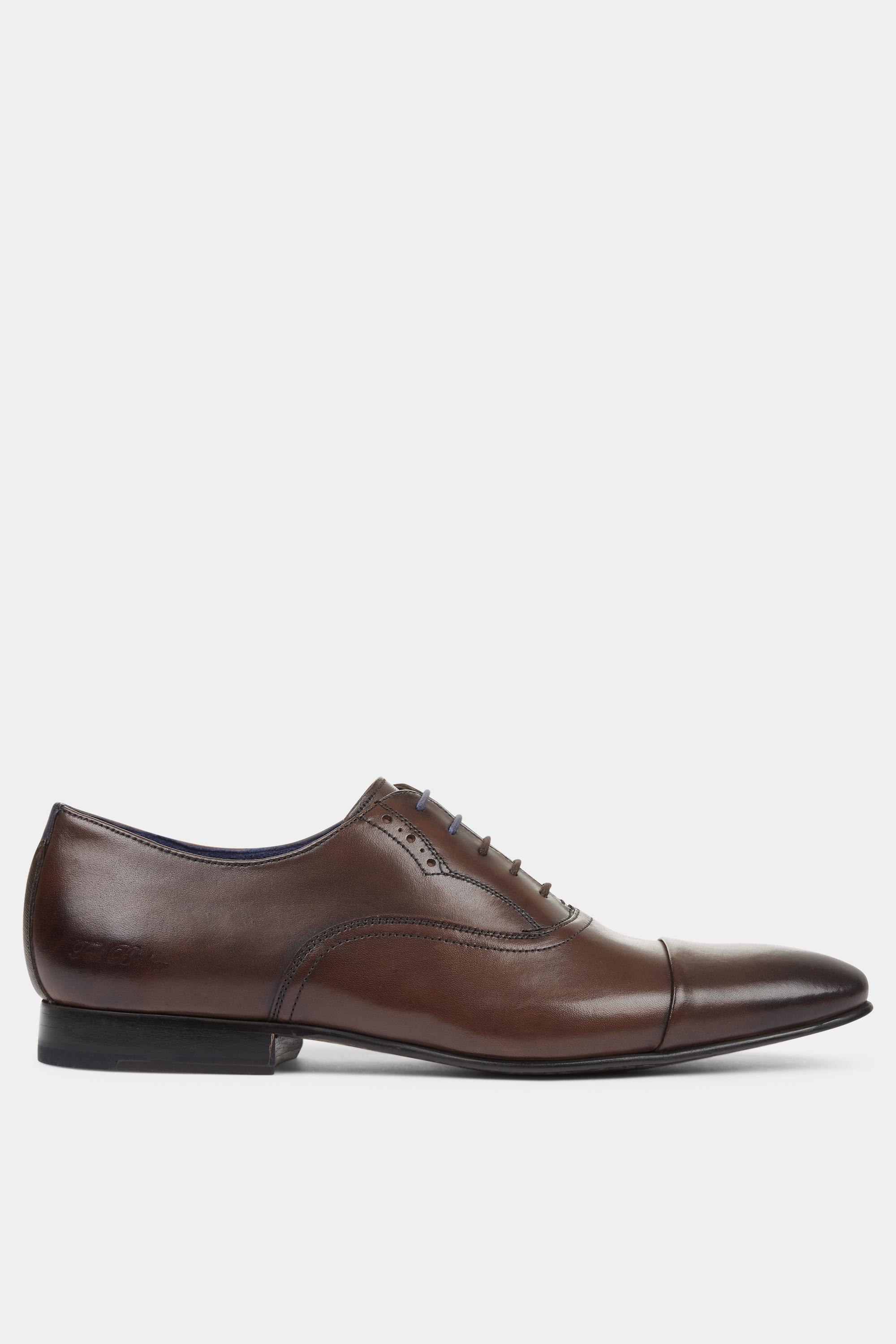 ted baker murain oxford shoes in tan leather