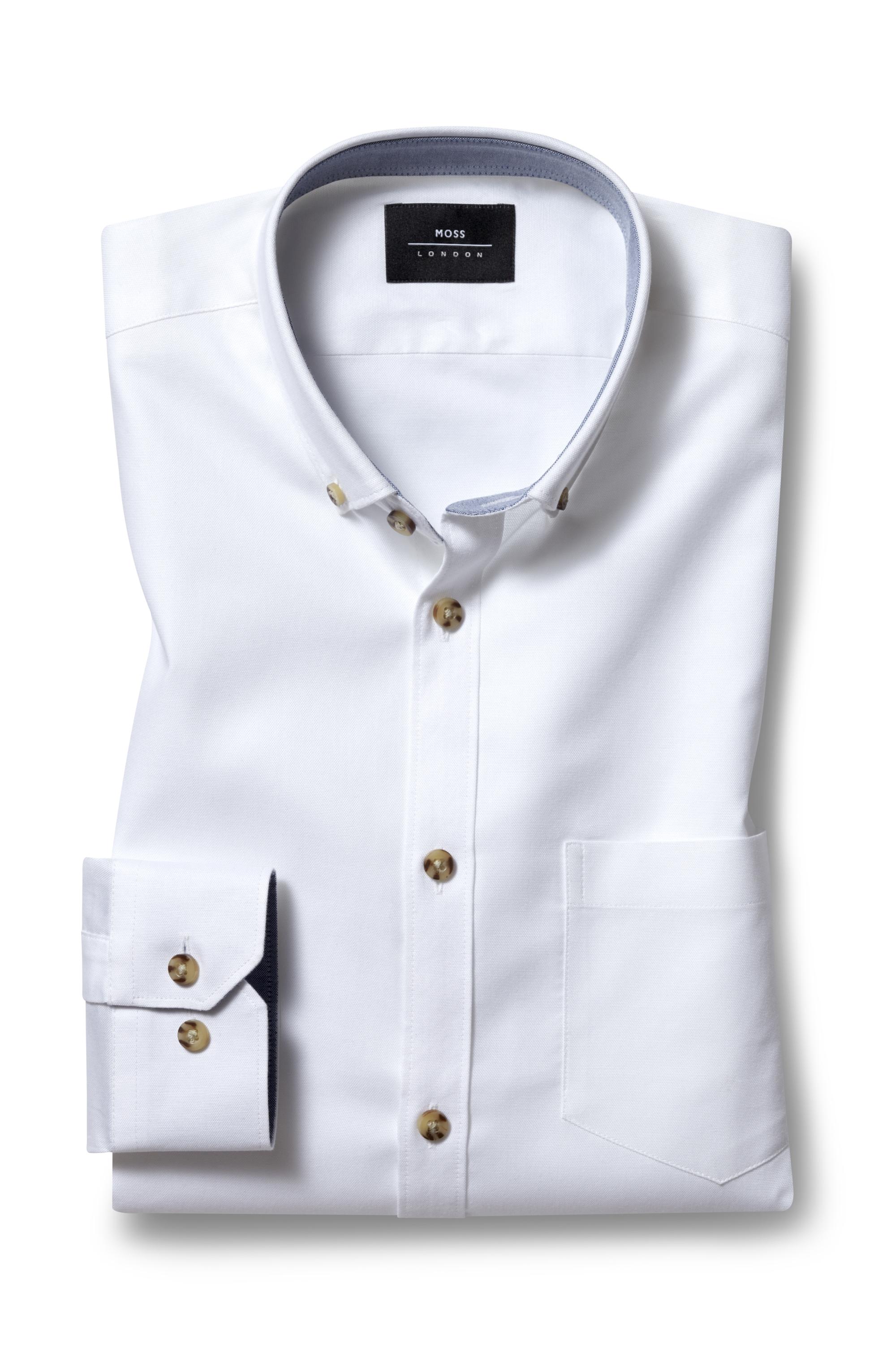 white oxford shirt men's