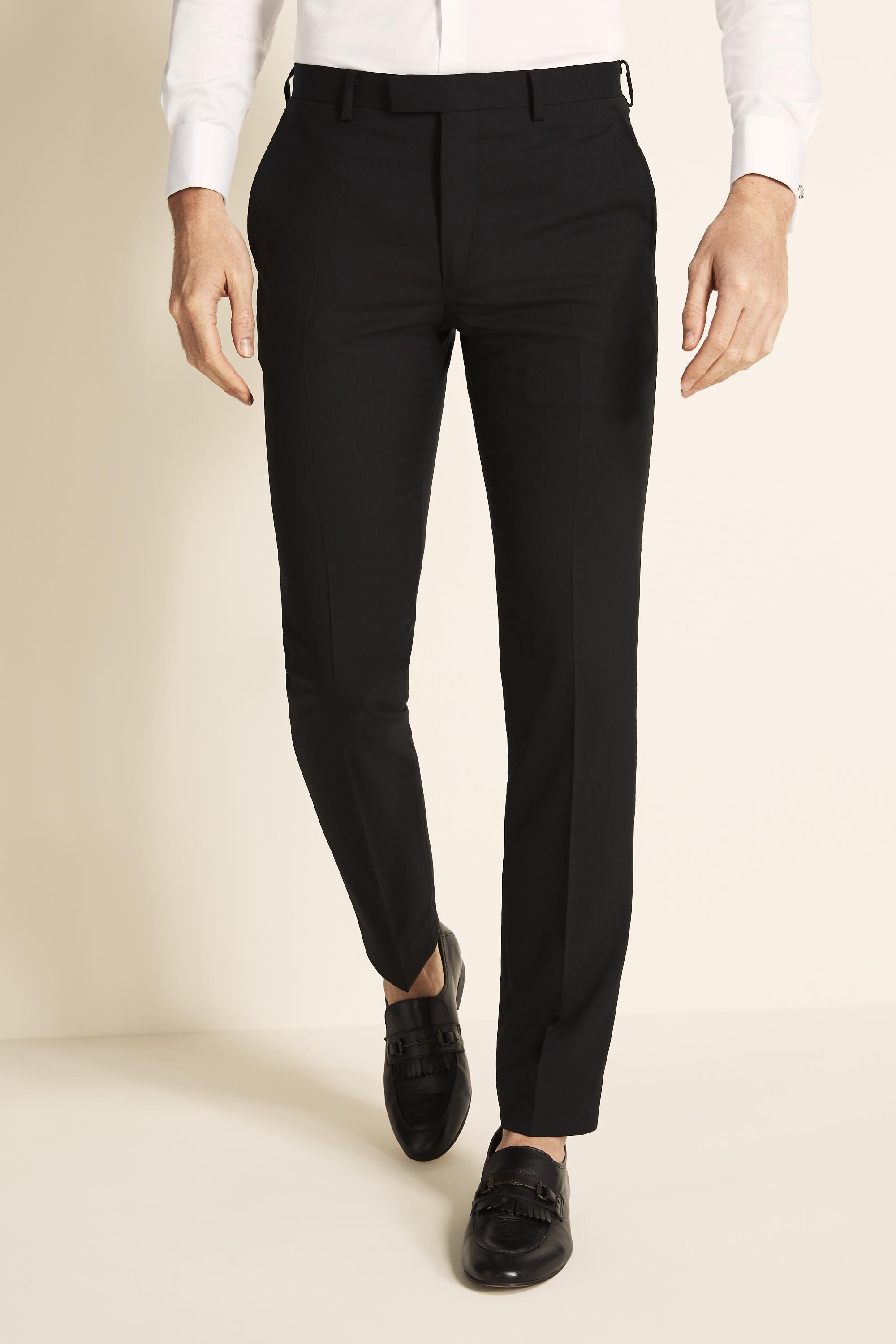 DKNY Satin Slim Fit Black Tuxedo 