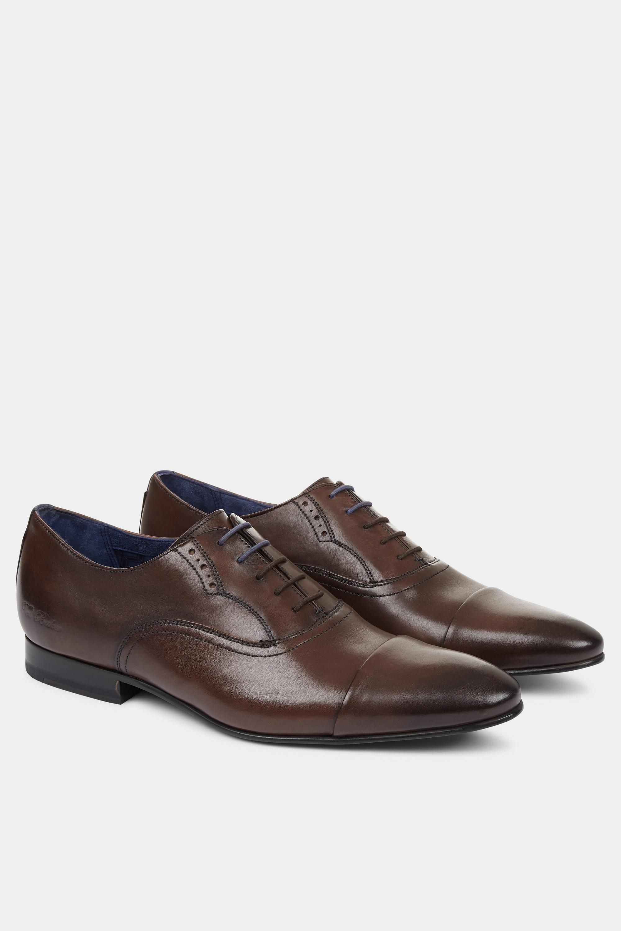 ted baker murain oxford shoes in tan leather